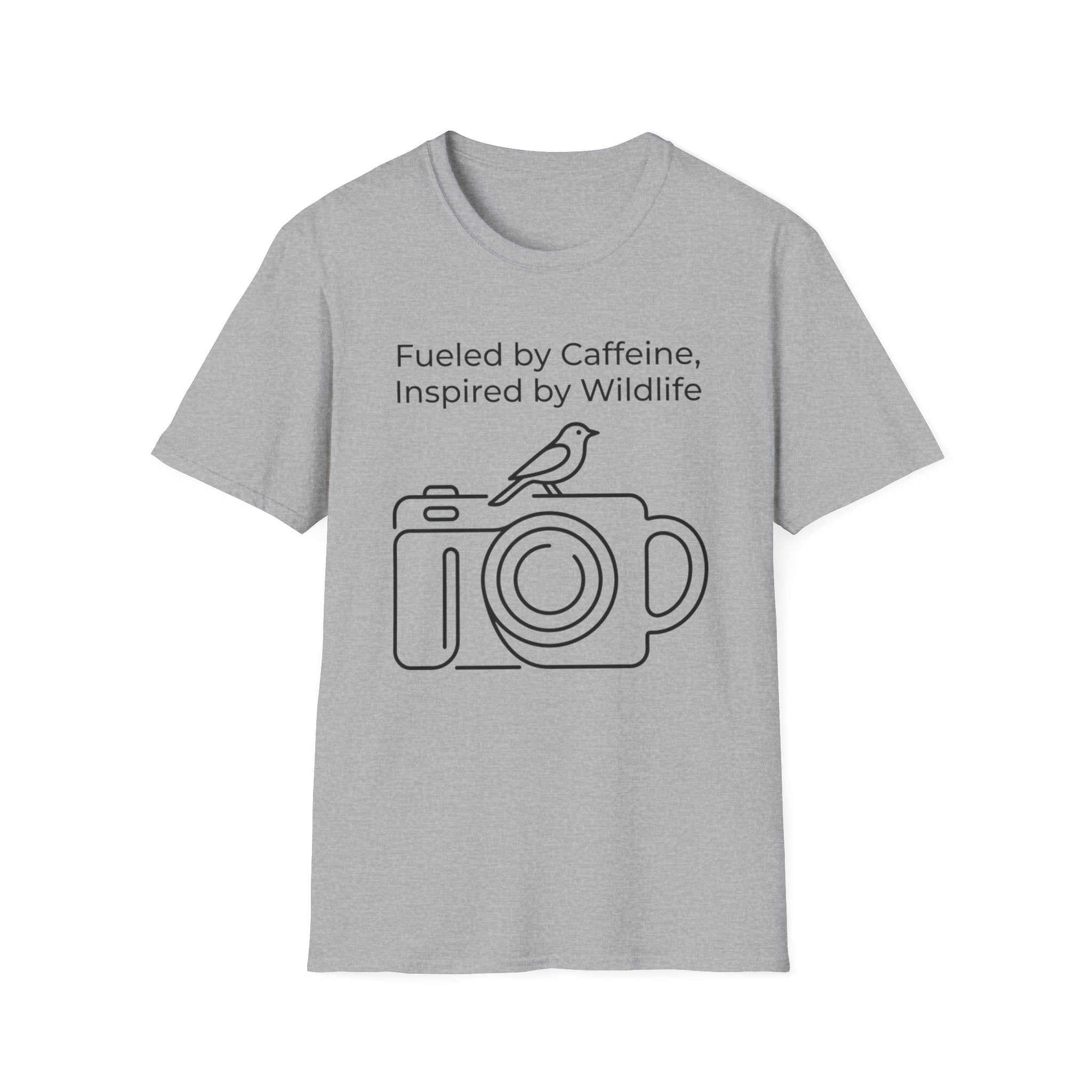 Fueled by Caffeine, Inspired by Wildlife T-shirt