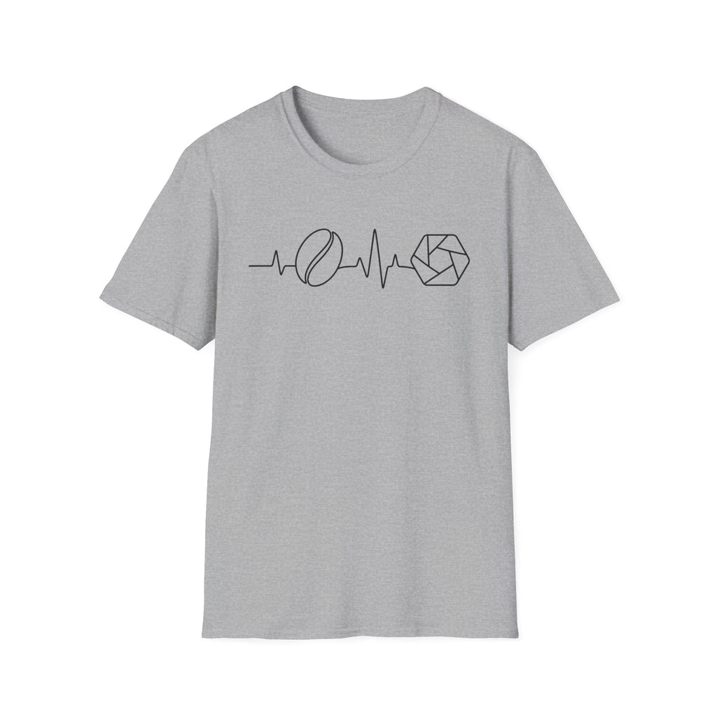 Coffee Lens Heartbeat T-Shirt