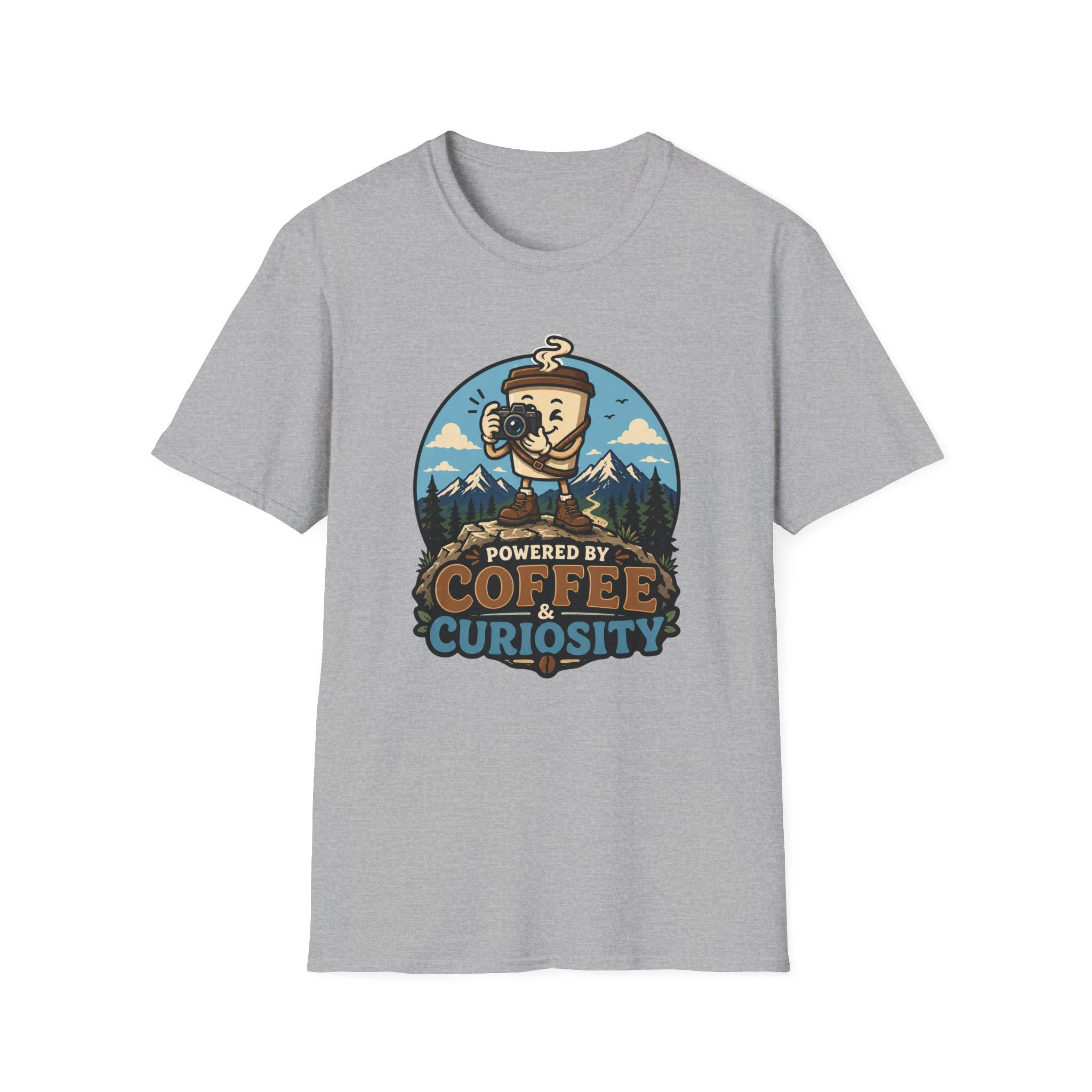 Powered by Coffee & Curiousity T-Shirt