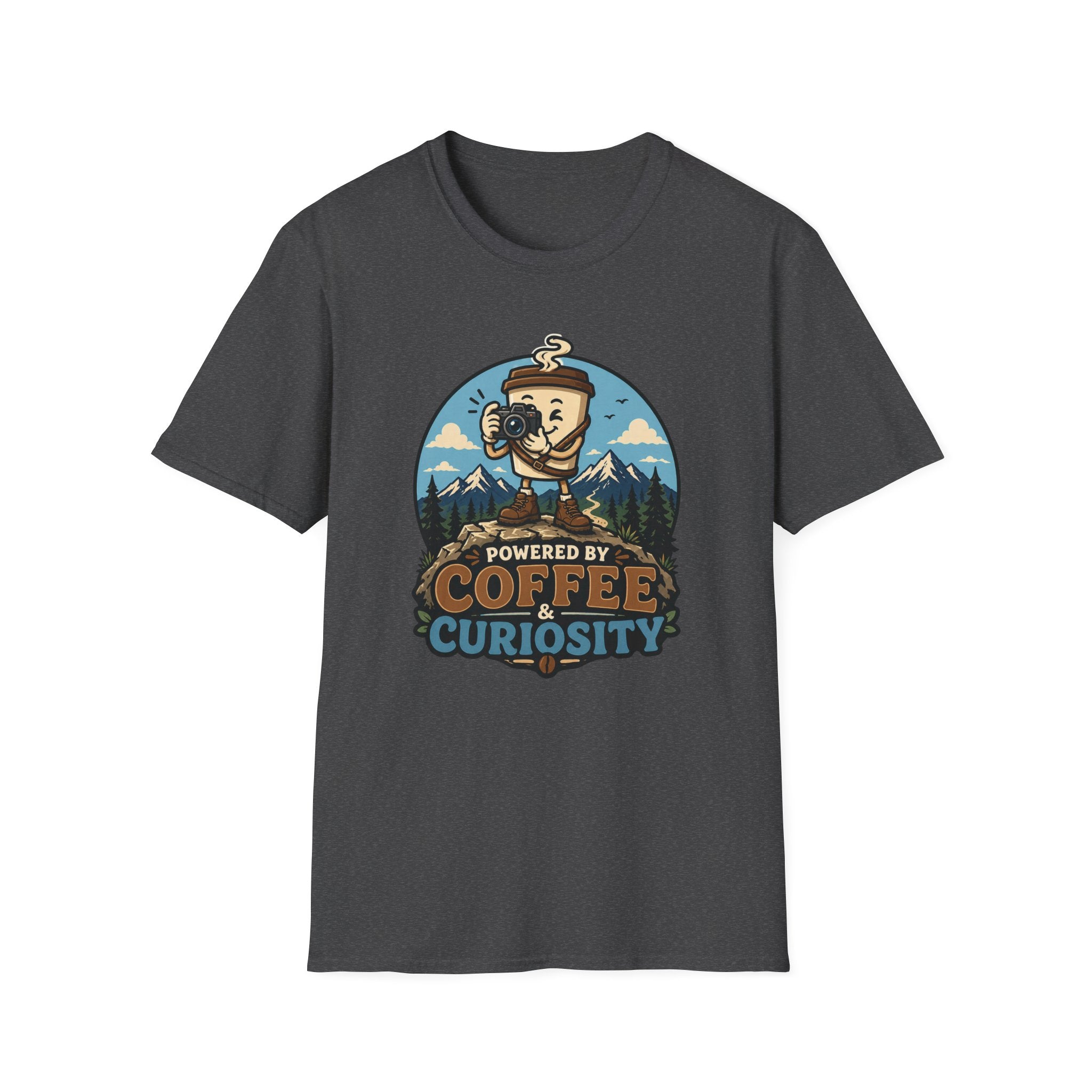 Powered by Coffee & Curiousity T-Shirt