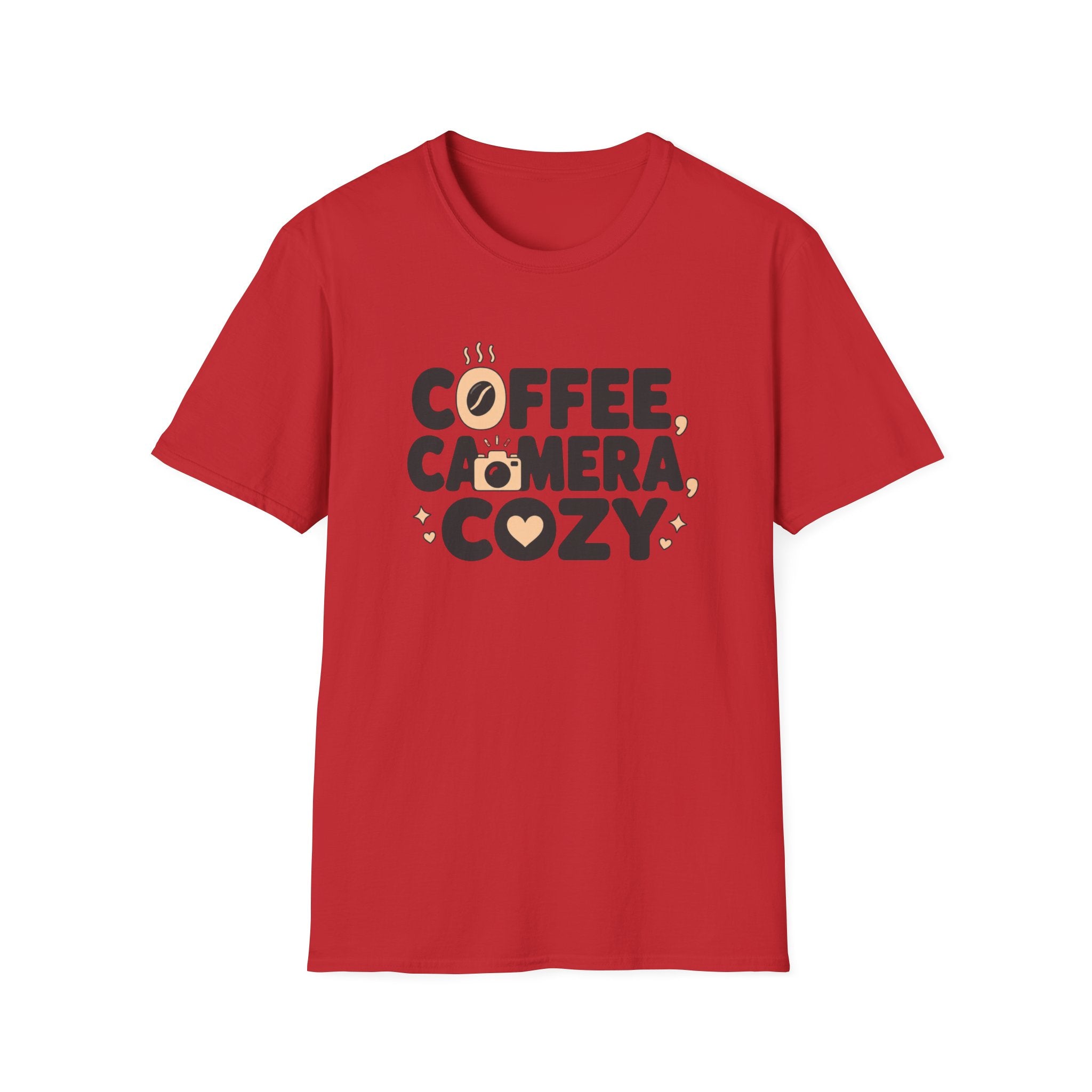 Coffee Camera Cozy Vibes T-shirt