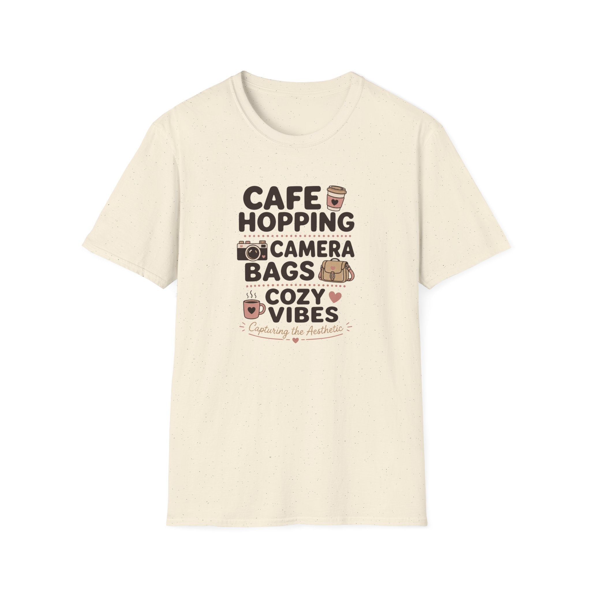 Cafe Hopping and Cozy Vibes T-shirt