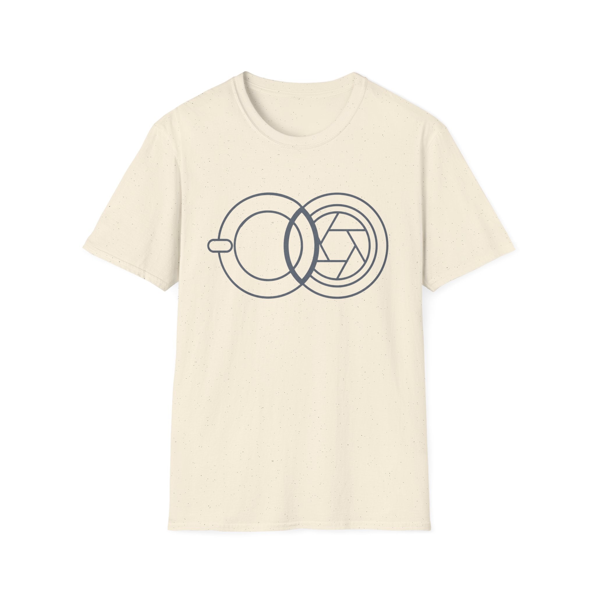 Geometric Cup & Lens Line T-Shirt