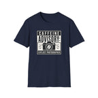 Caffeine Advisory Explicit Photographer T-shirt