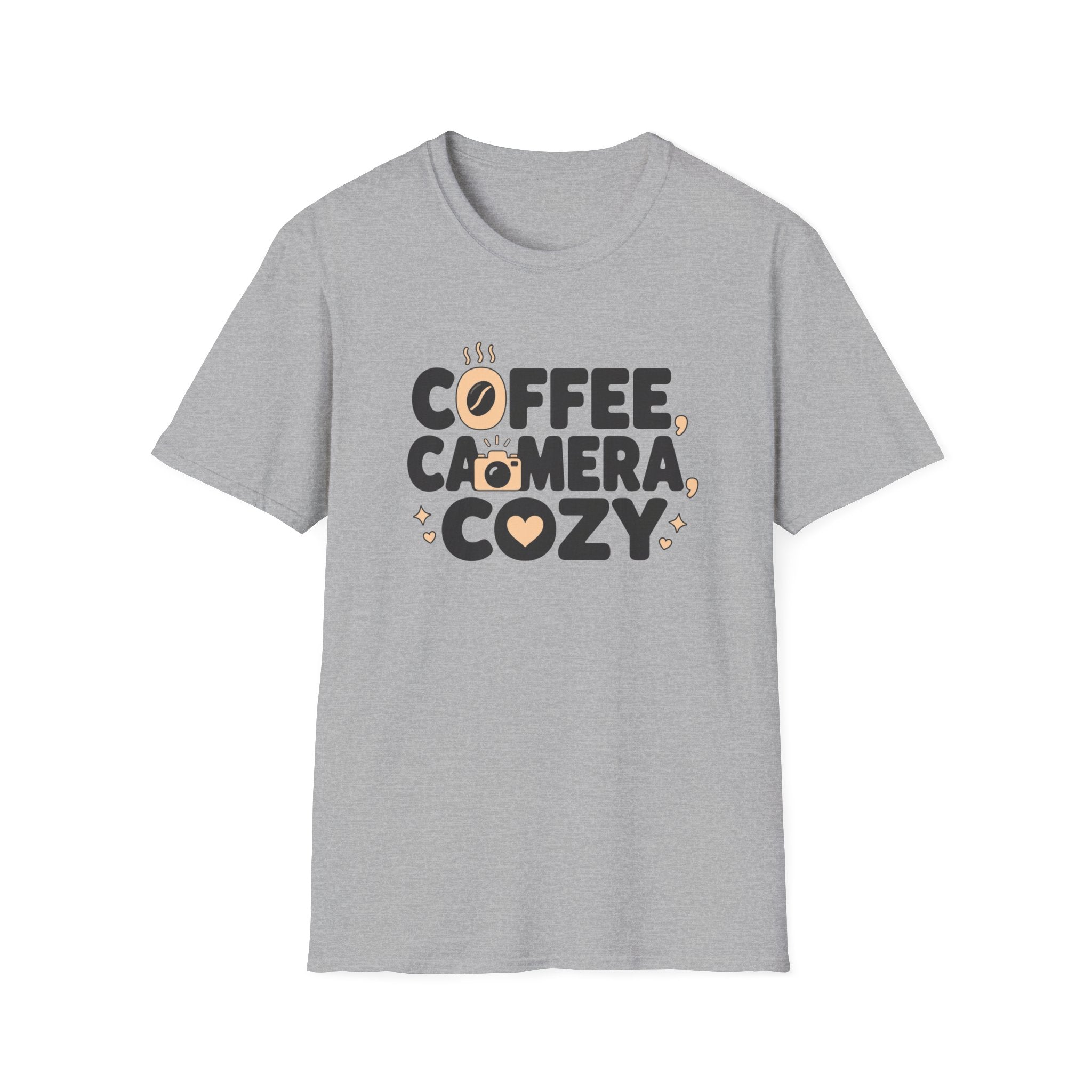 Coffee Camera Cozy Vibes T-shirt
