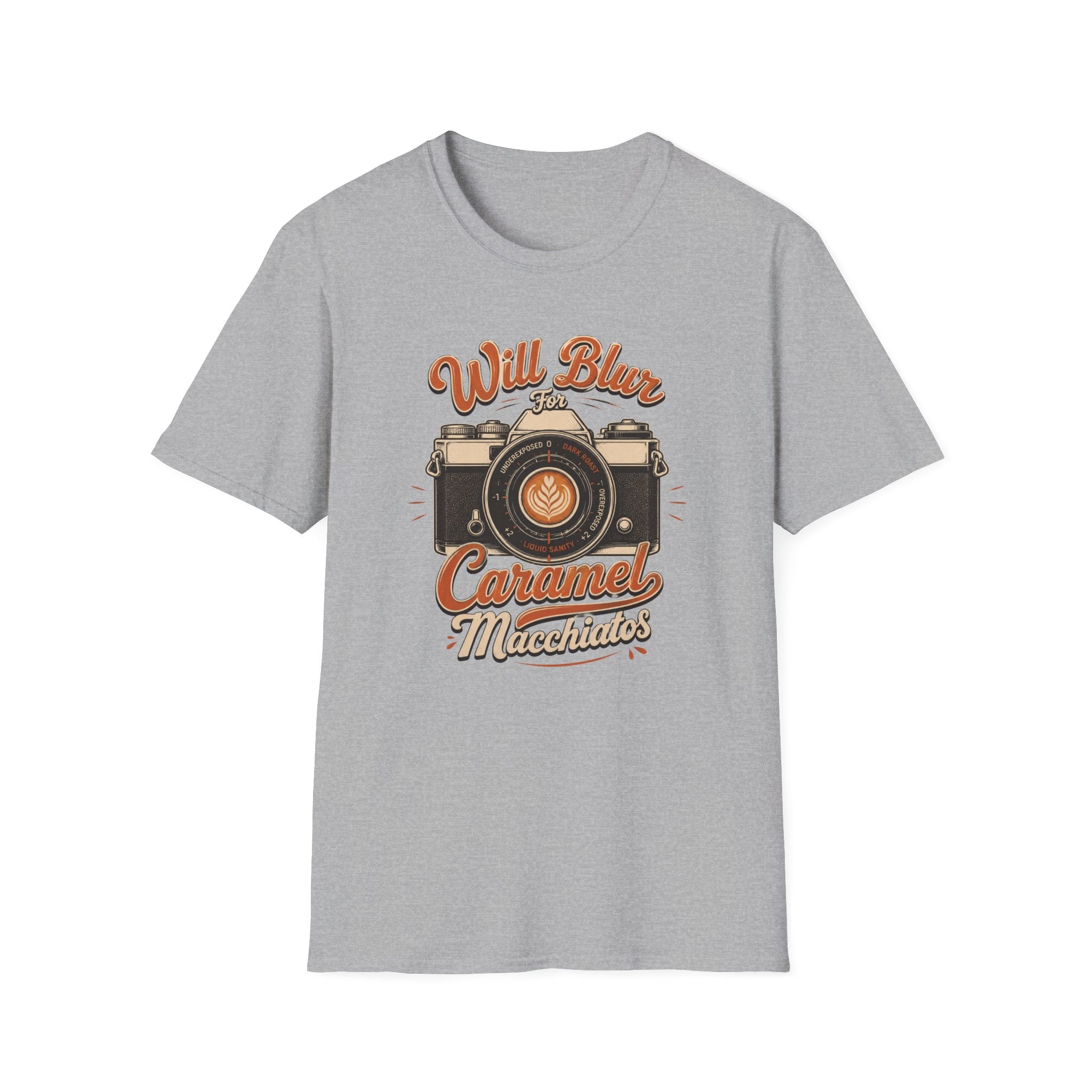 Will Blur For Caramel Macchiatos T-shirt