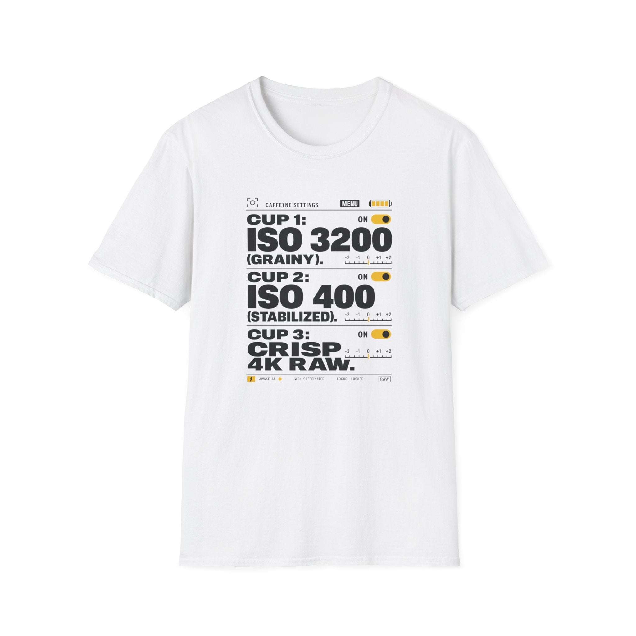 Caffeine Settings for Optimal Performance - Tshirt