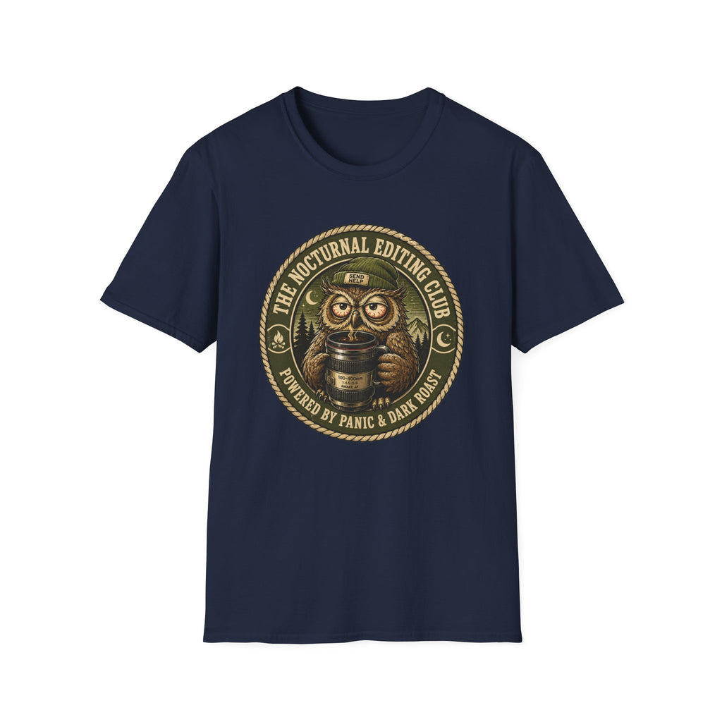 Nocturnal Editing Club Logo - Tshirt