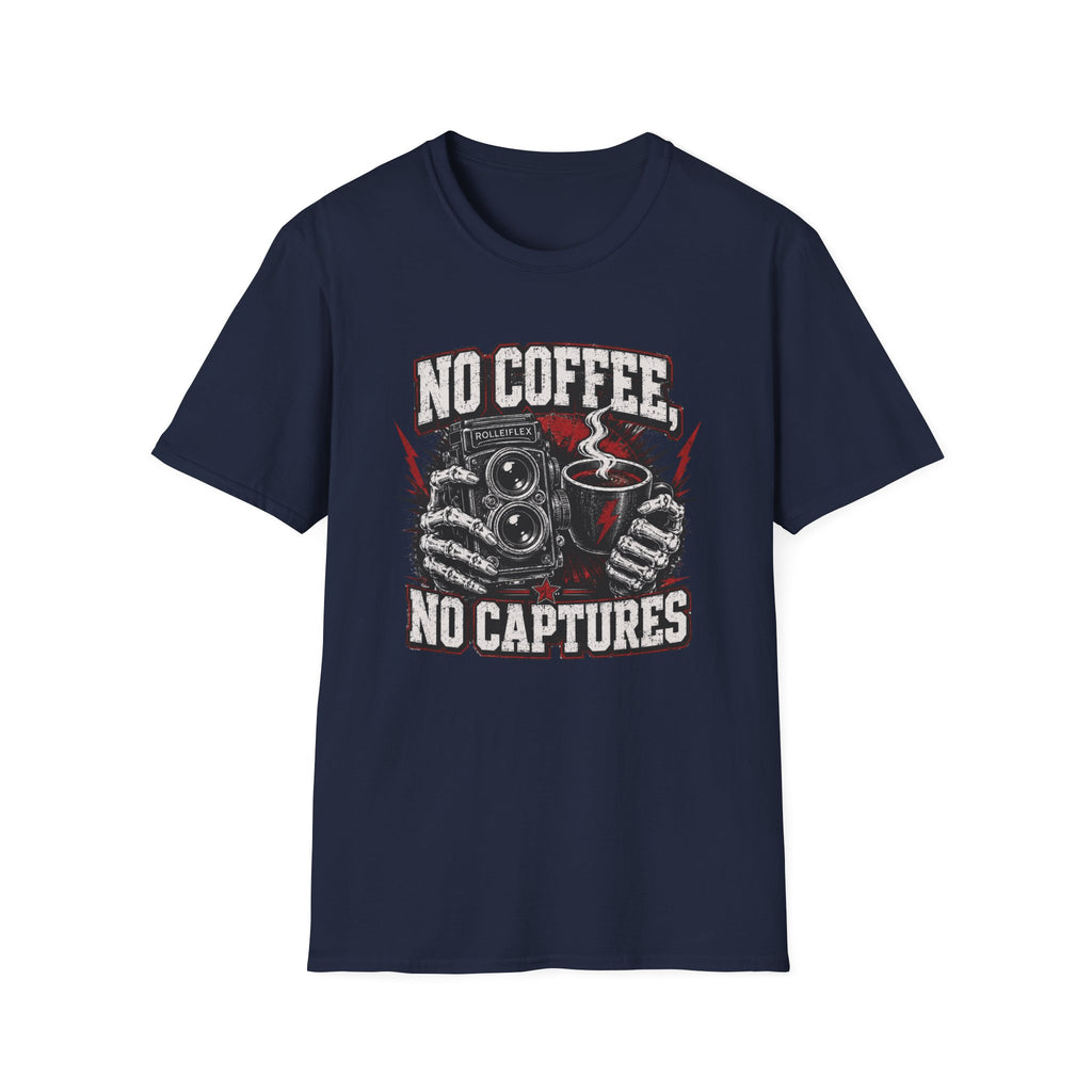 No Coffee, No Captures T-Shirt