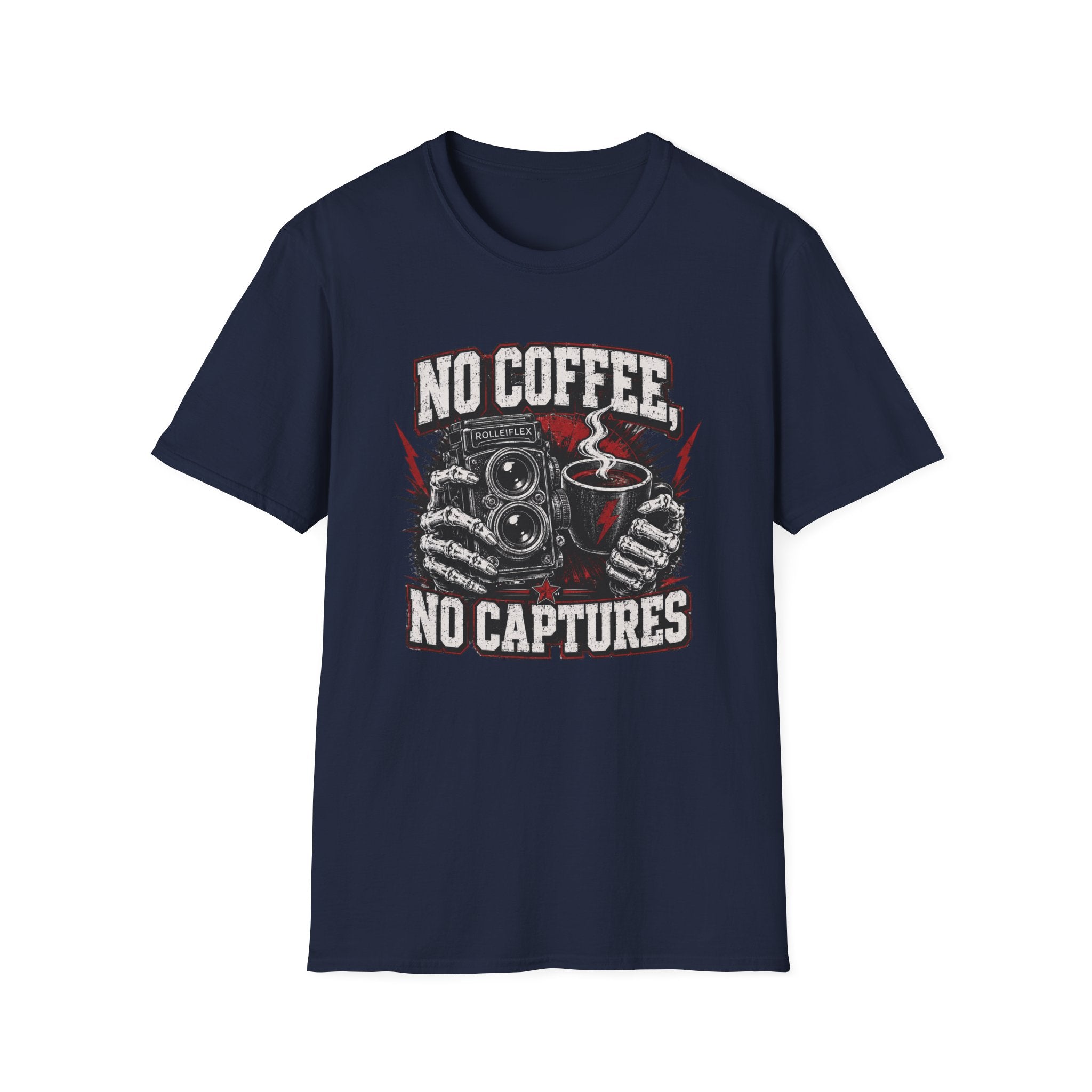 No Coffee, No Captures T-Shirt