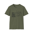 Coffee & Camera Fusion Art - T-Shirt