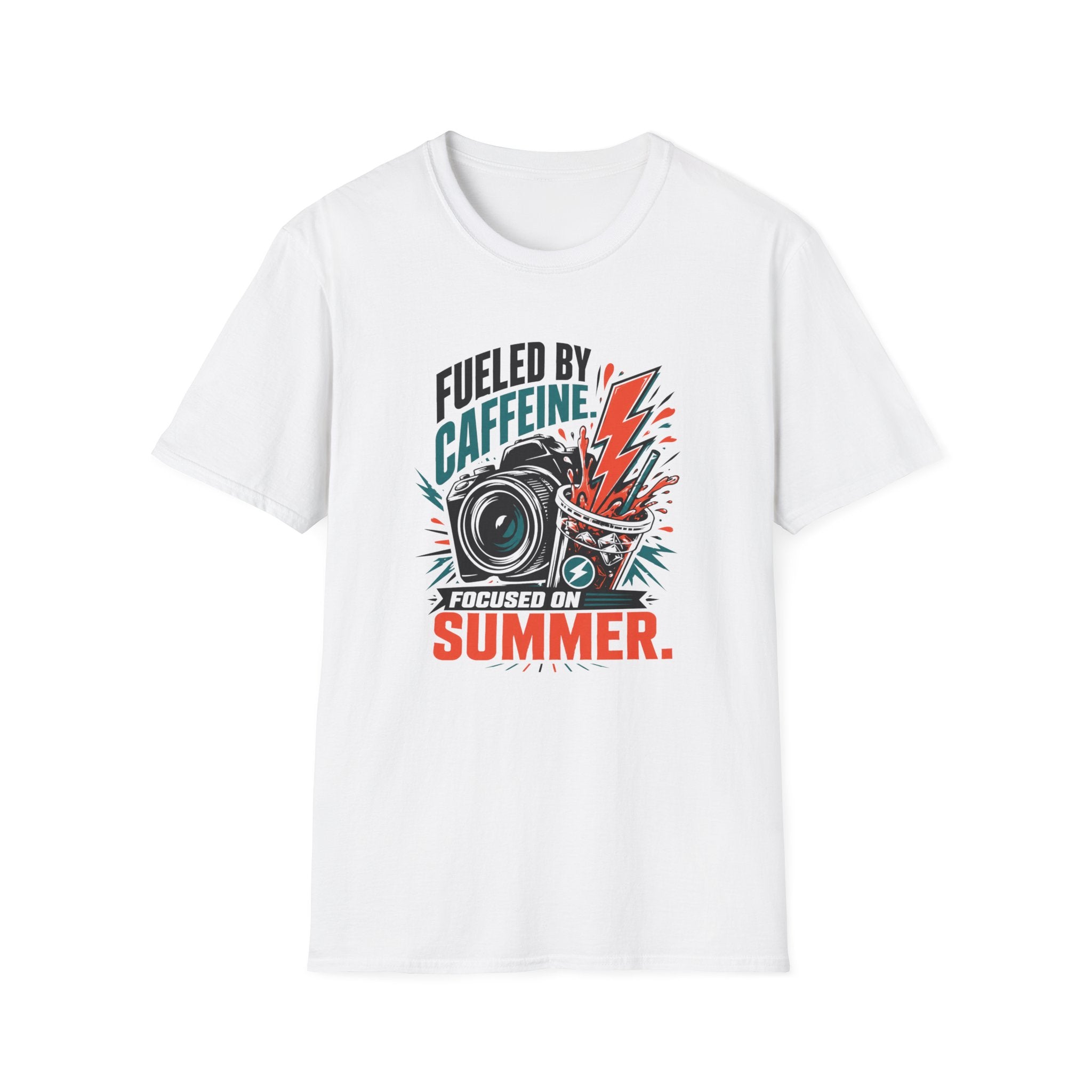 Fueled by Caffeine, Focused on Summer T-shirt