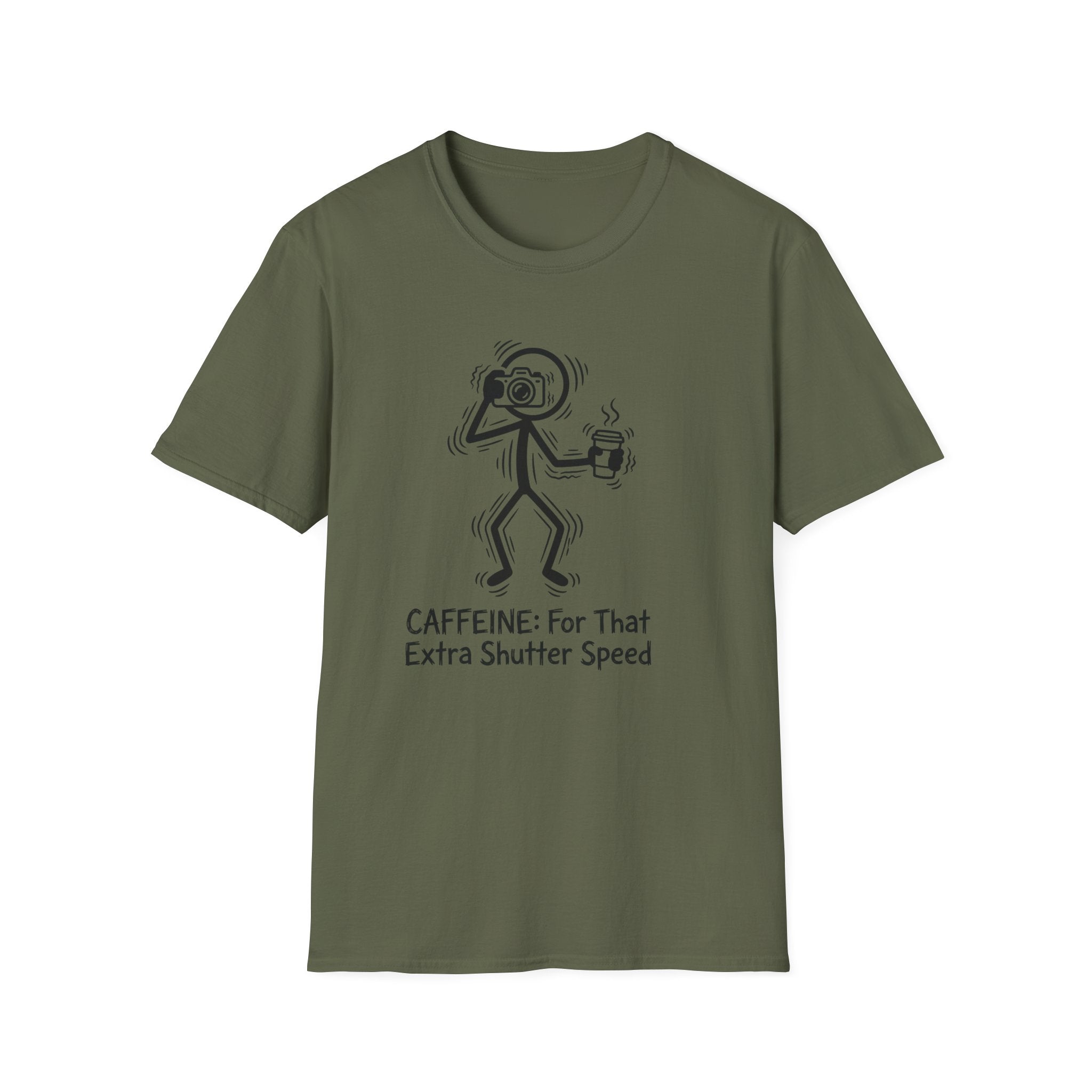 Caffeine For That Extra Shutter Speed T-Shirt