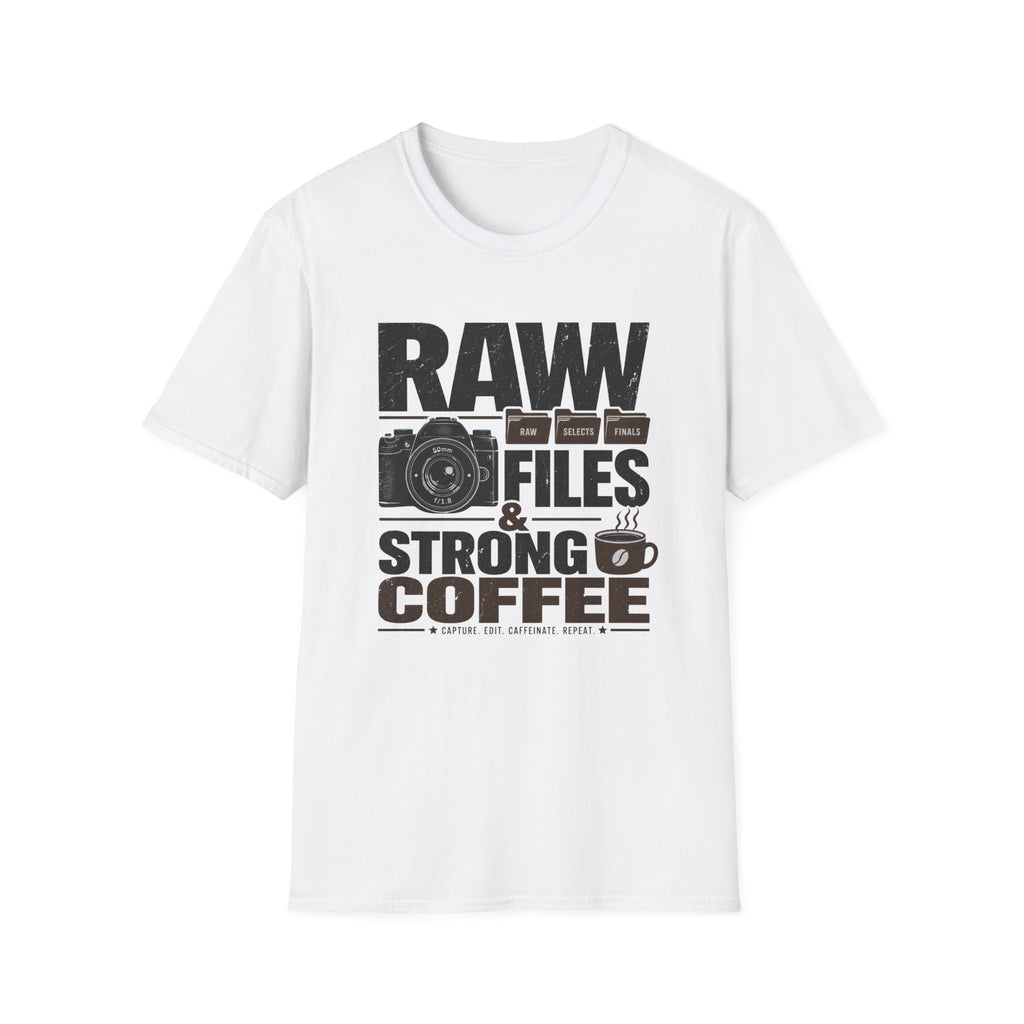 Raw Files & Strong Coffee T-Shirt