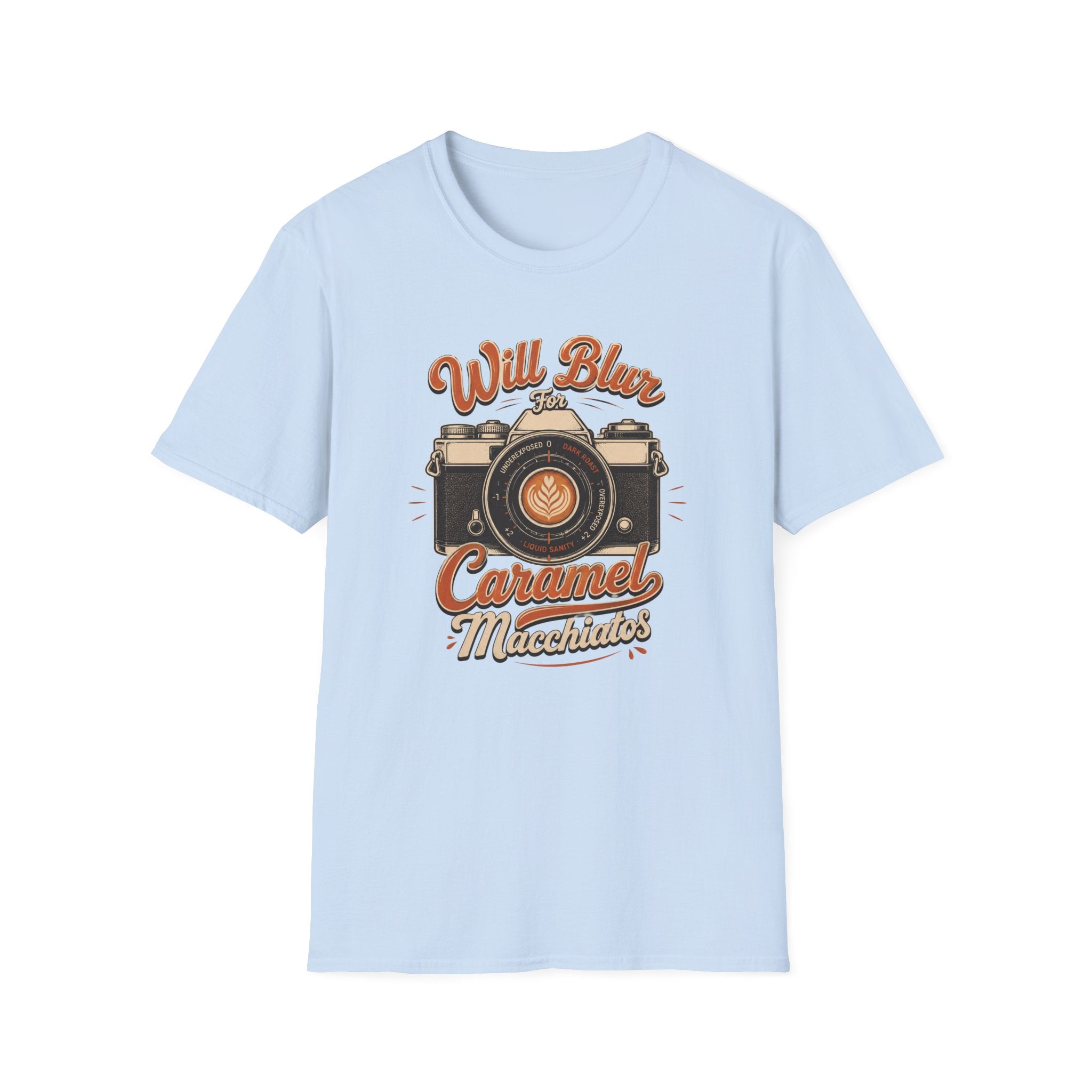 Will Blur For Caramel Macchiatos T-shirt