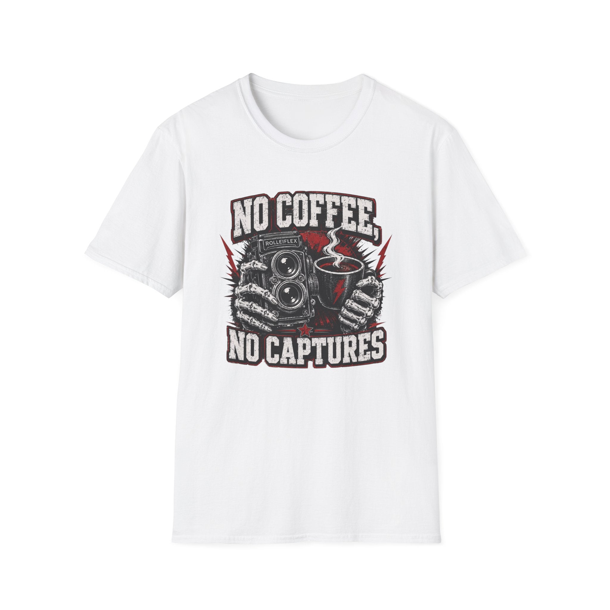 No Coffee, No Captures T-Shirt