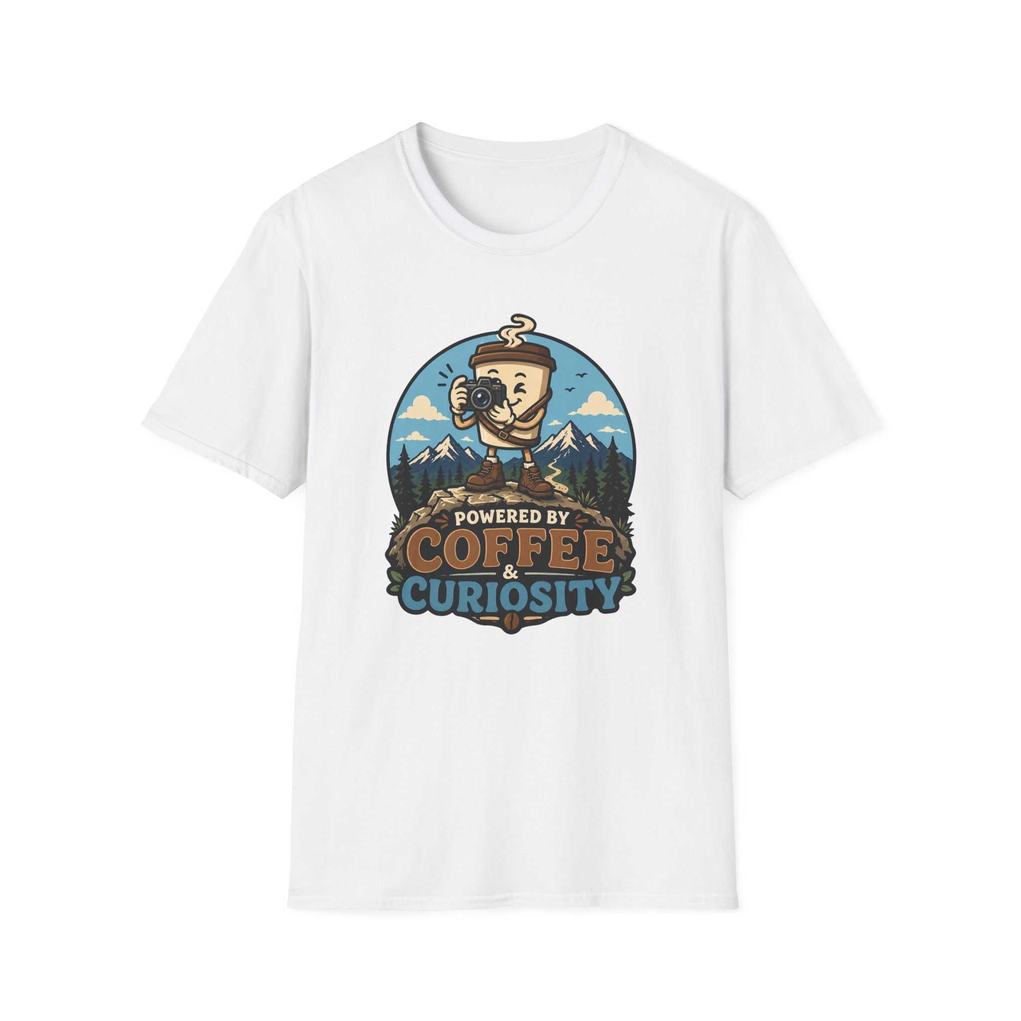 Powered by Coffee & Curiousity T-Shirt