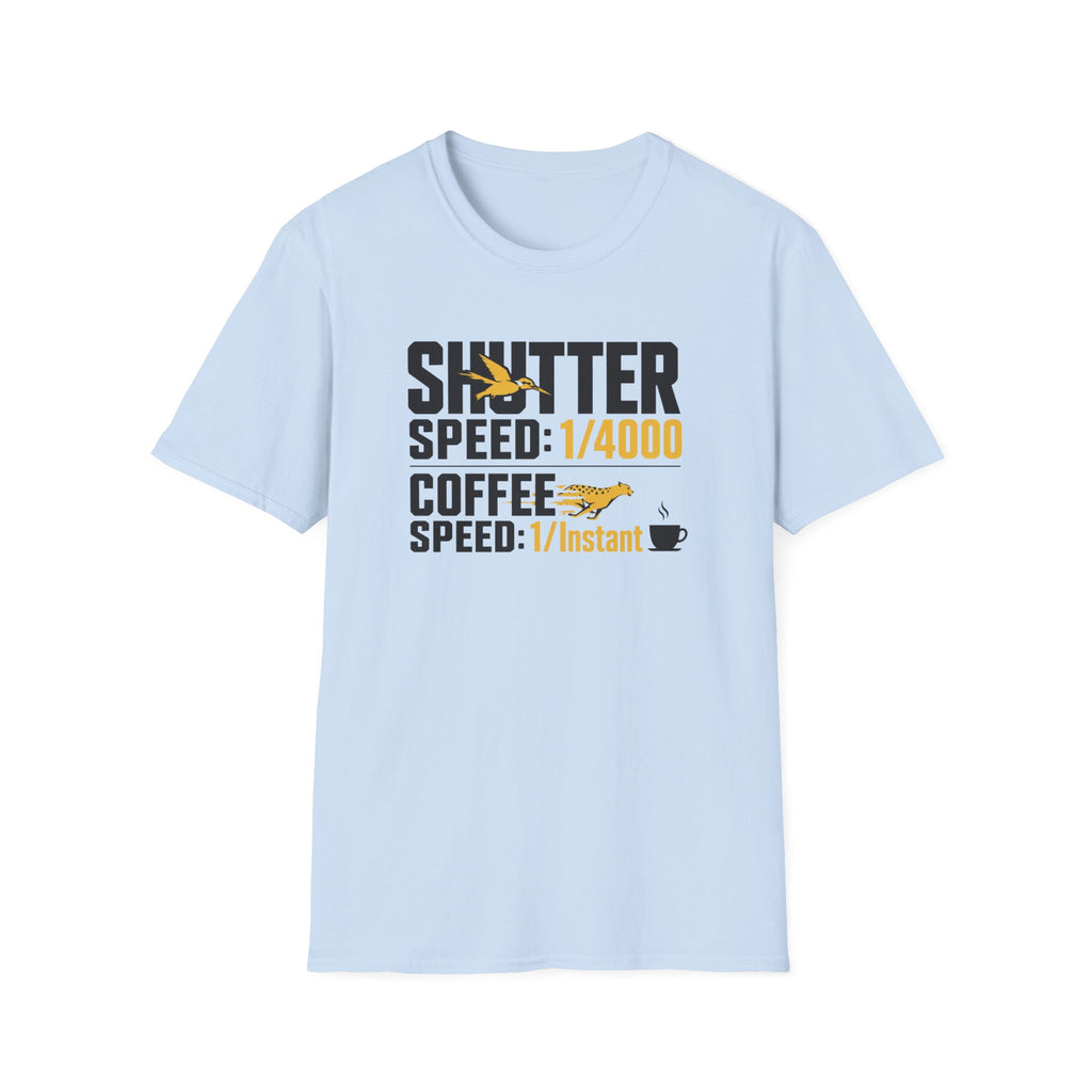 Shutter Speed & Coffee Flow T-shirt