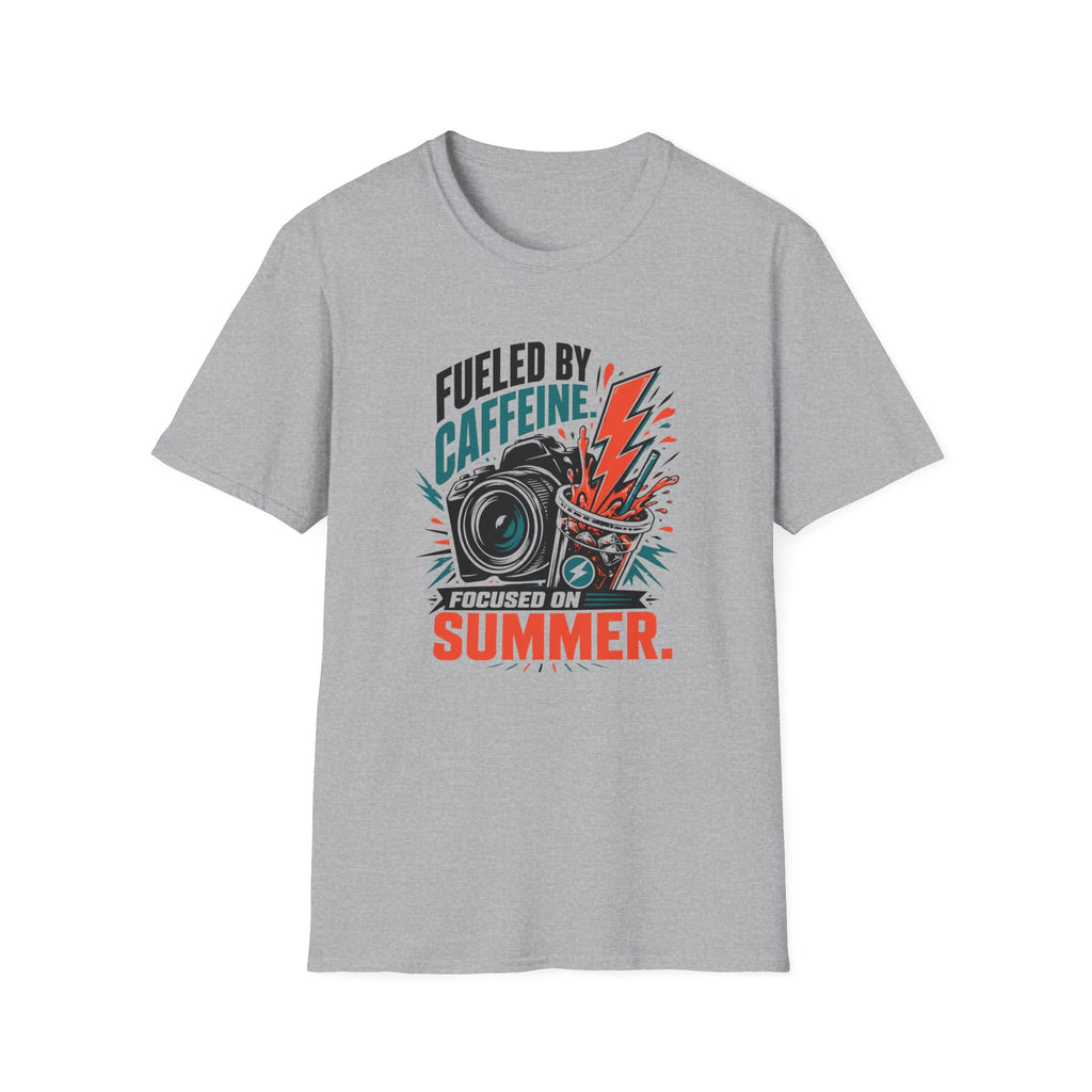 Fueled by Caffeine, Focused on Summer T-shirt