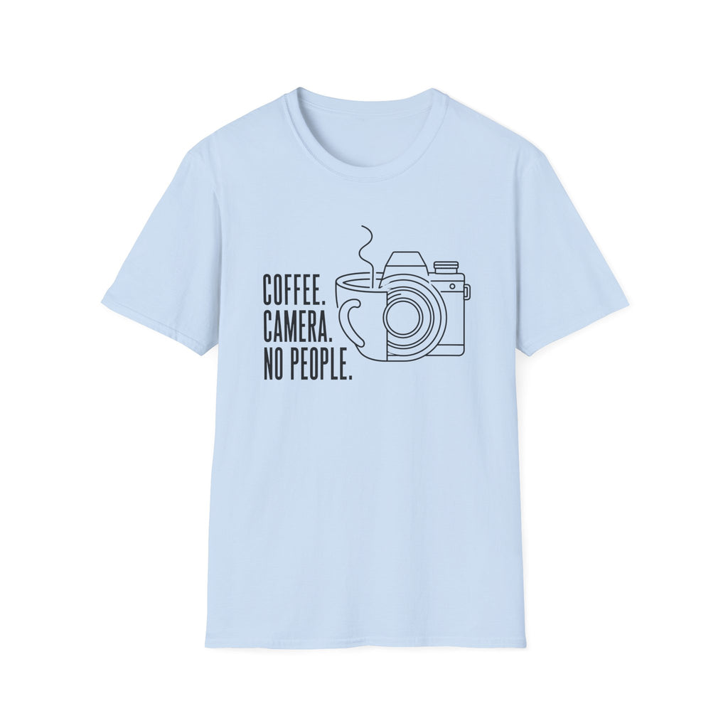 Coffee & Camera Fusion Art - T-Shirt