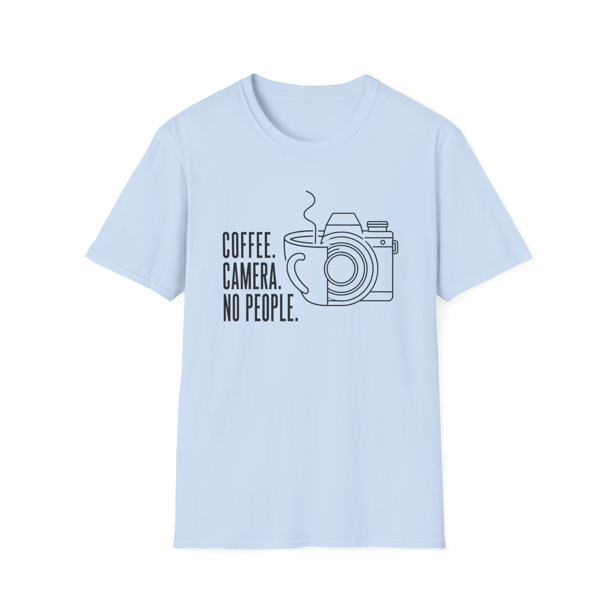 Coffee & Camera Fusion Art - T-Shirt