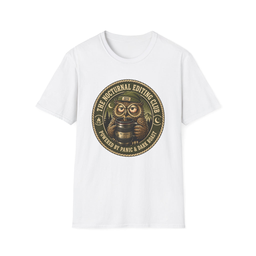 Nocturnal Editing Club Logo - Tshirt