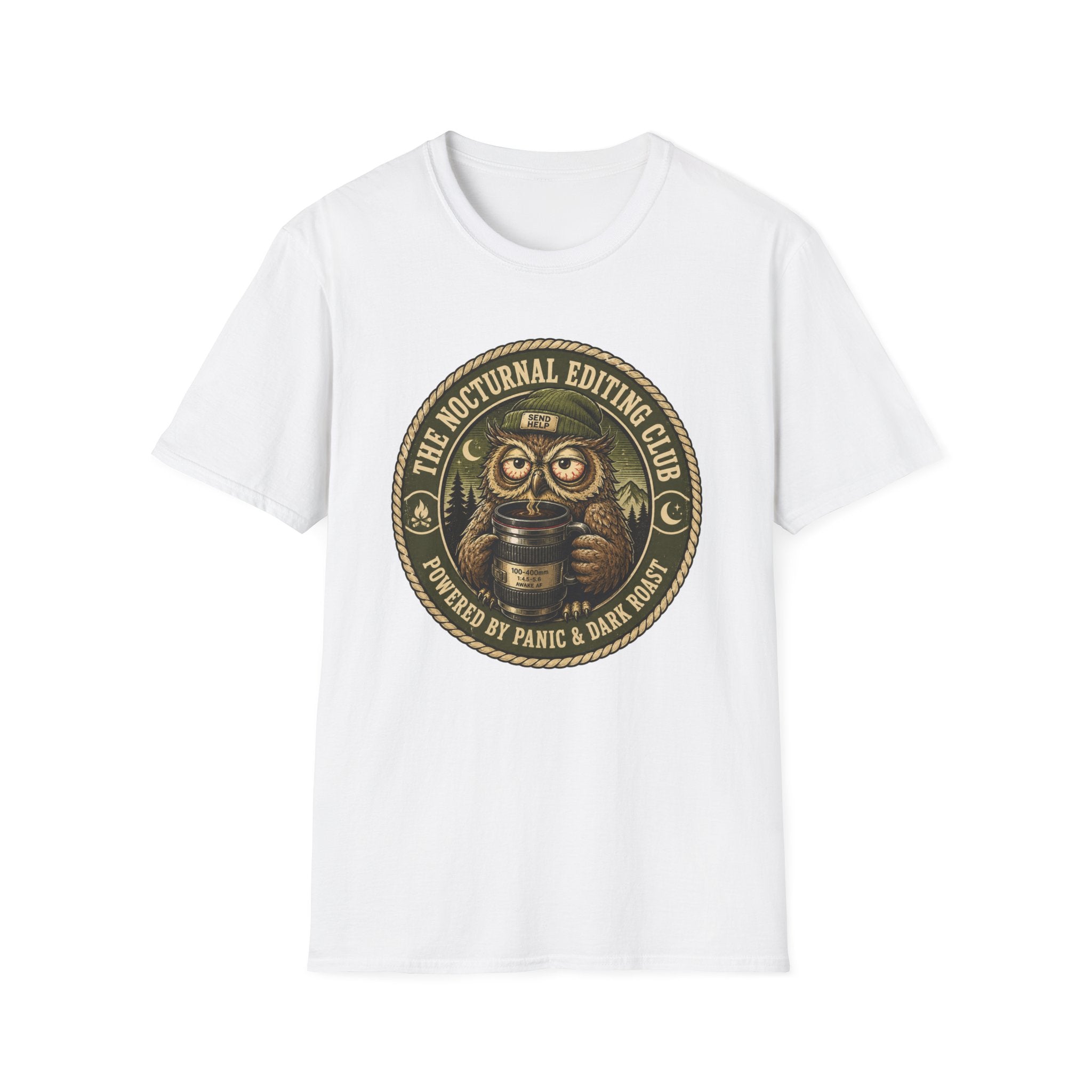 Nocturnal Editing Club Logo - Tshirt