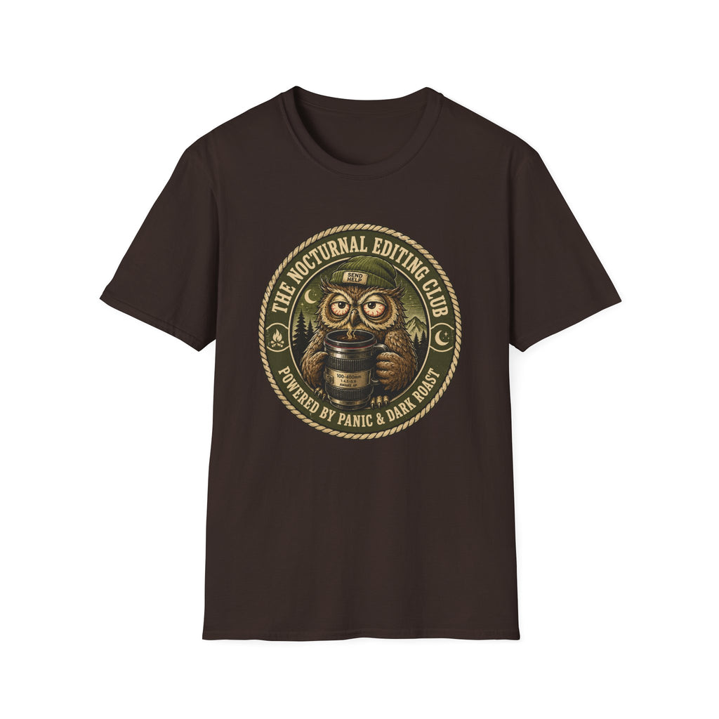 Nocturnal Editing Club Logo - Tshirt