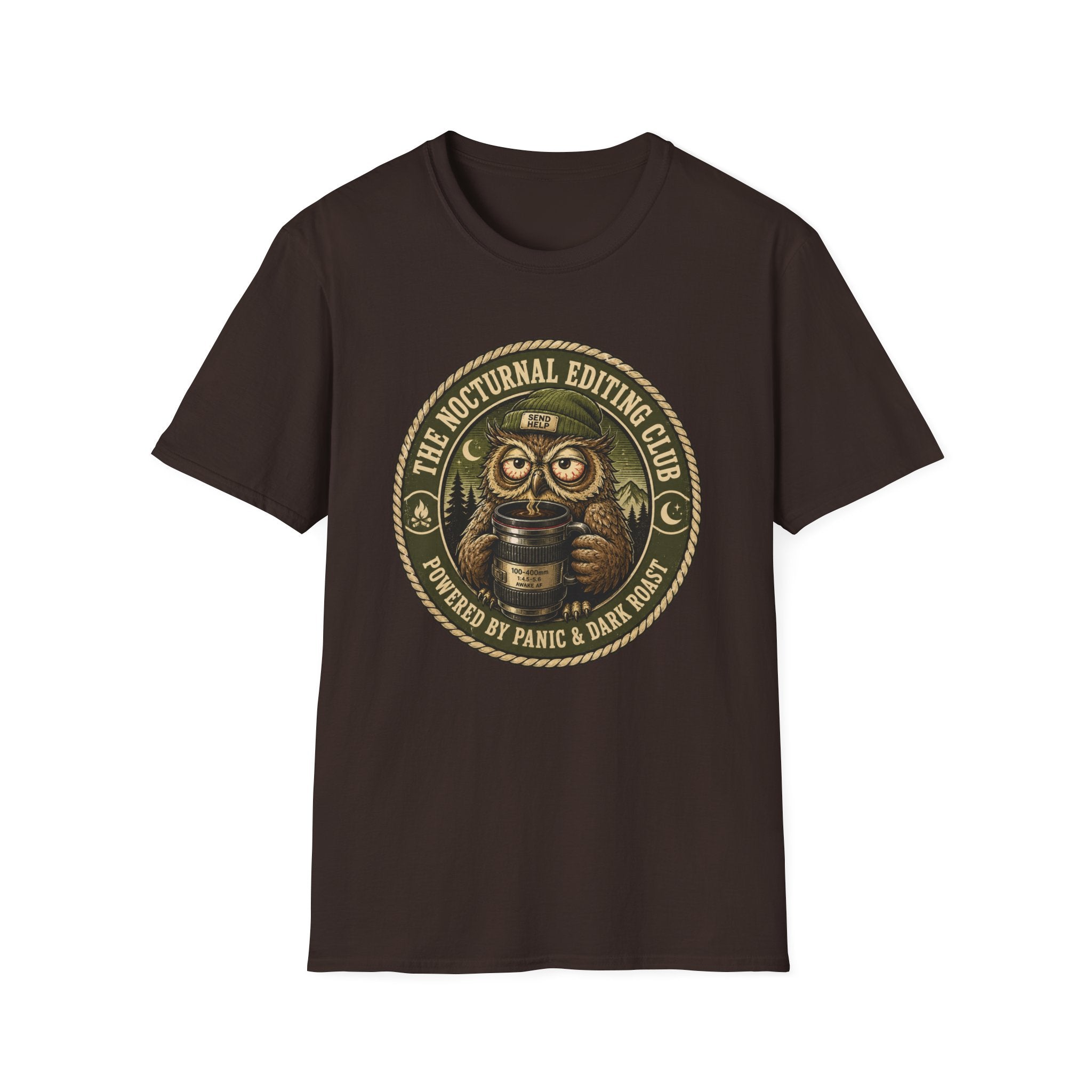 Nocturnal Editing Club Logo - Tshirt