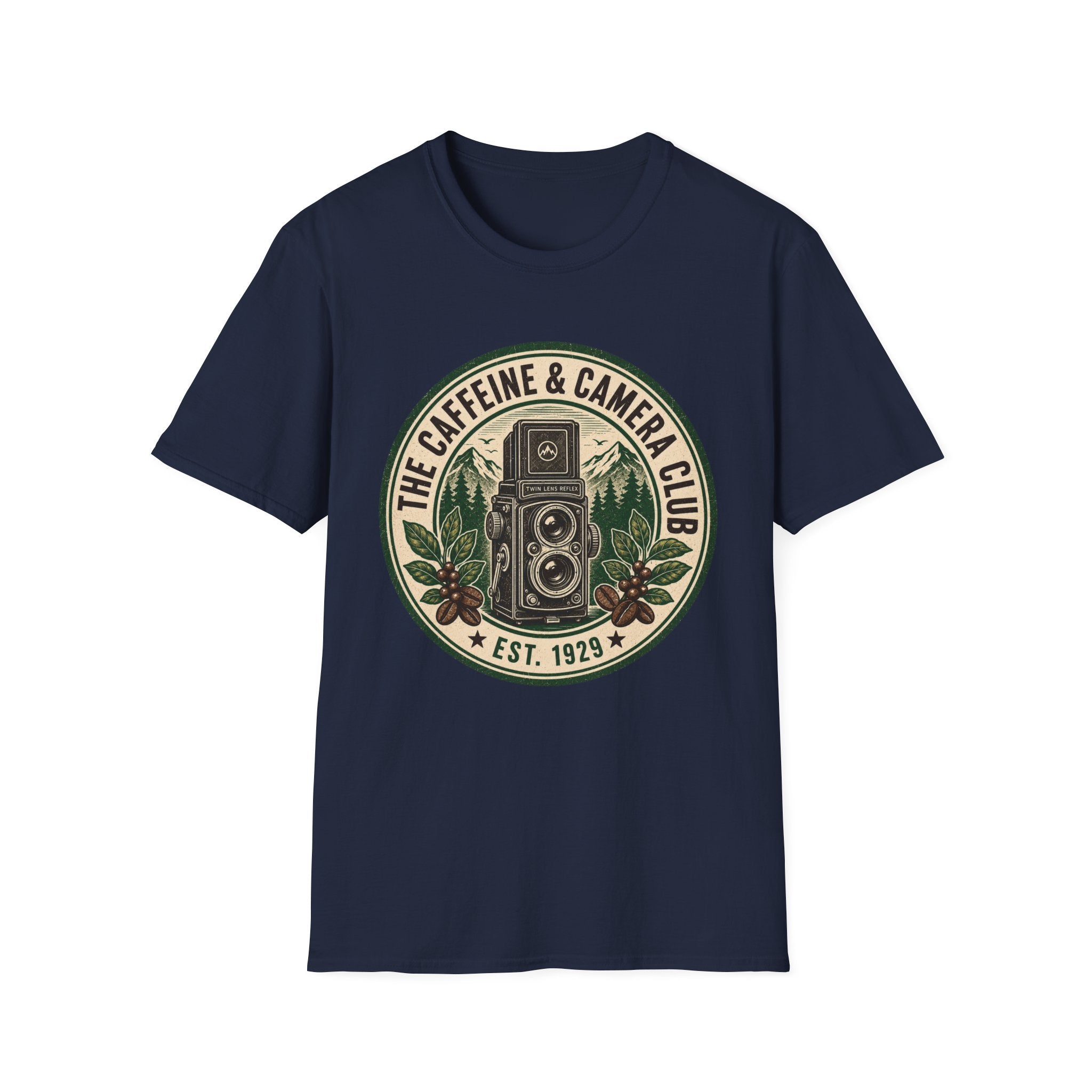 The Caffeine & Camera Club T-shirt