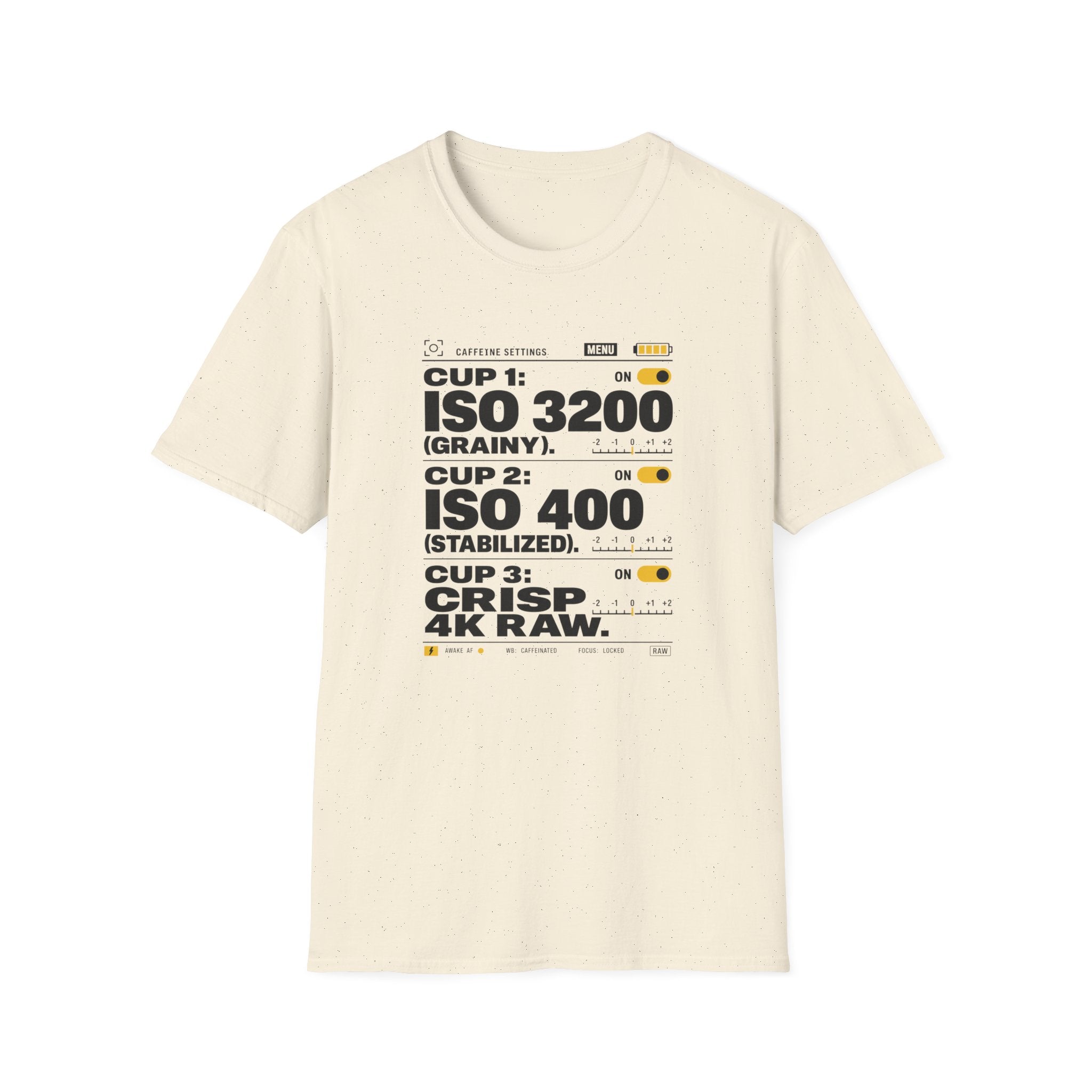 Caffeine Settings for Optimal Performance - Tshirt