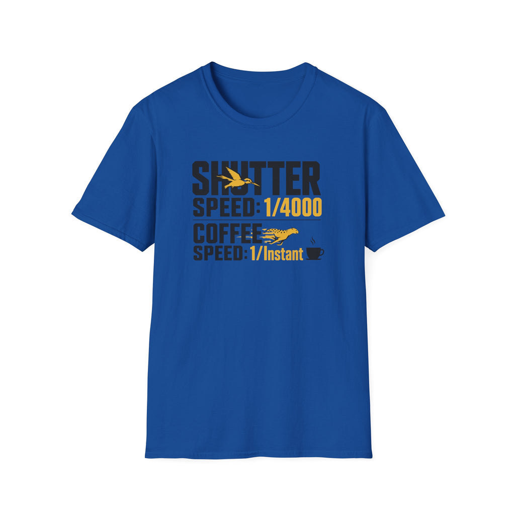 Shutter Speed & Coffee Flow T-shirt