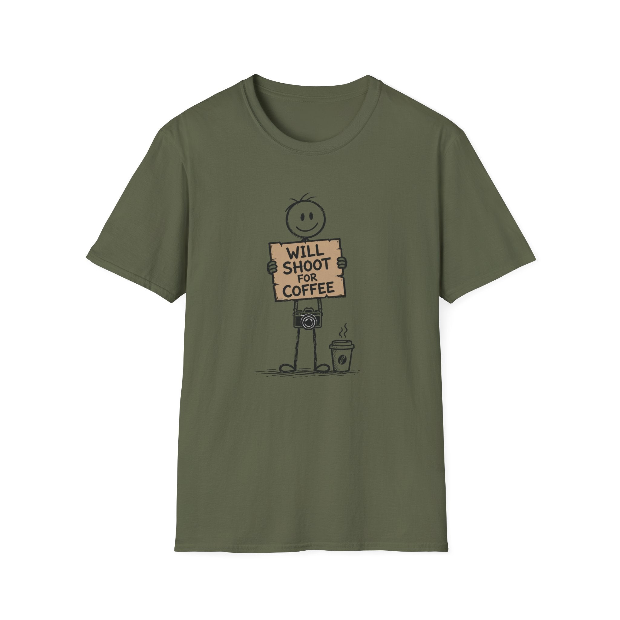 Will Shoot for Coffee 2 T-Shirt