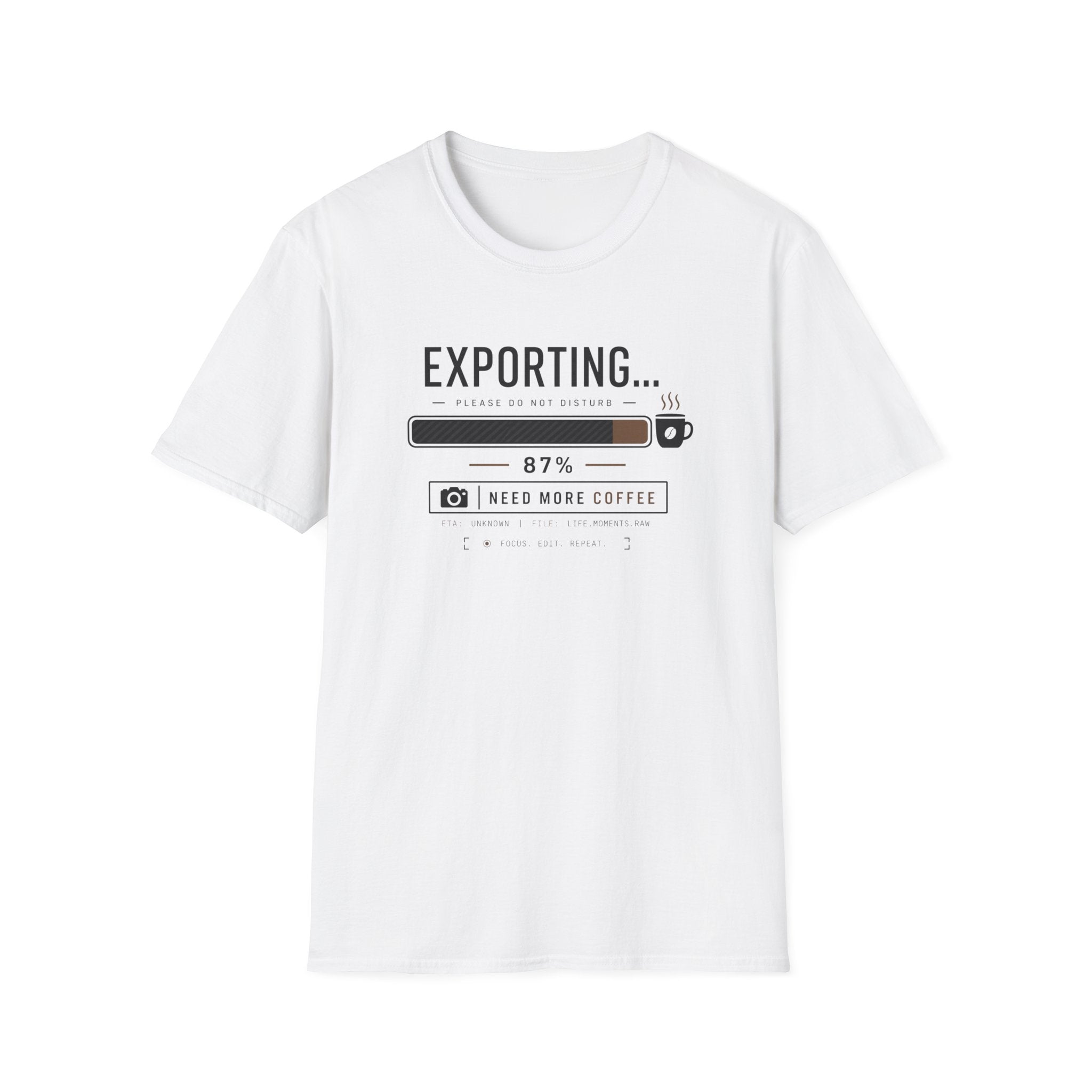 Exporting Need More Coffee 2 T-Shirt