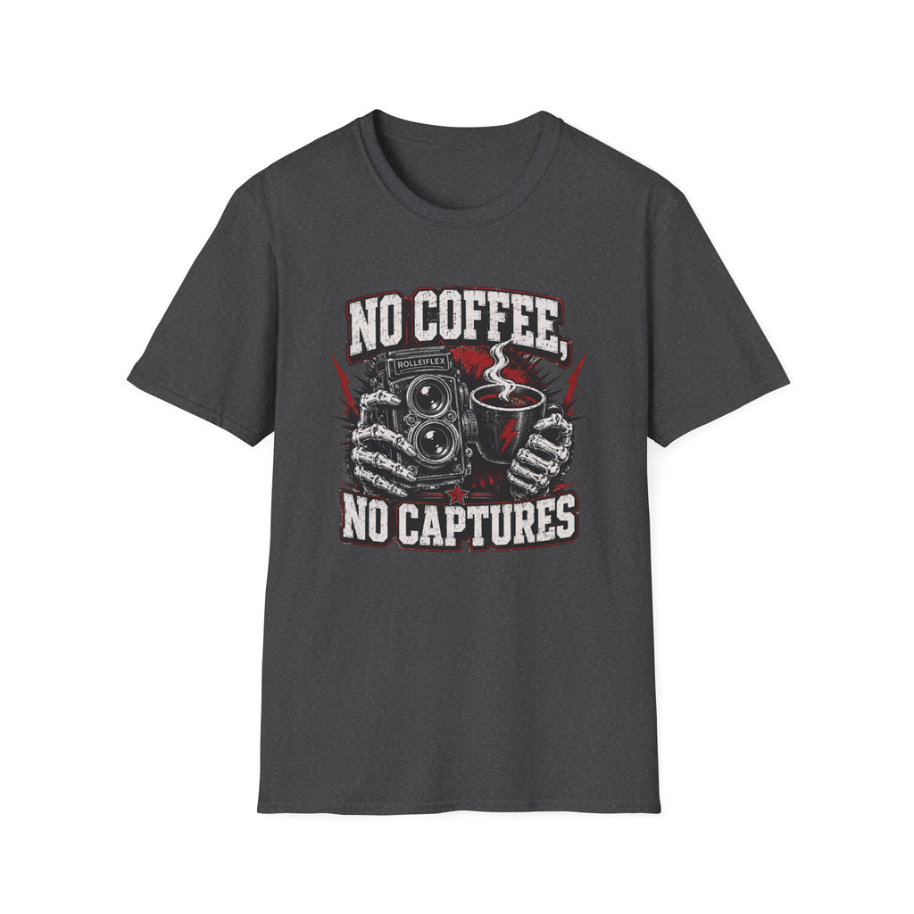 No Coffee, No Captures T-Shirt