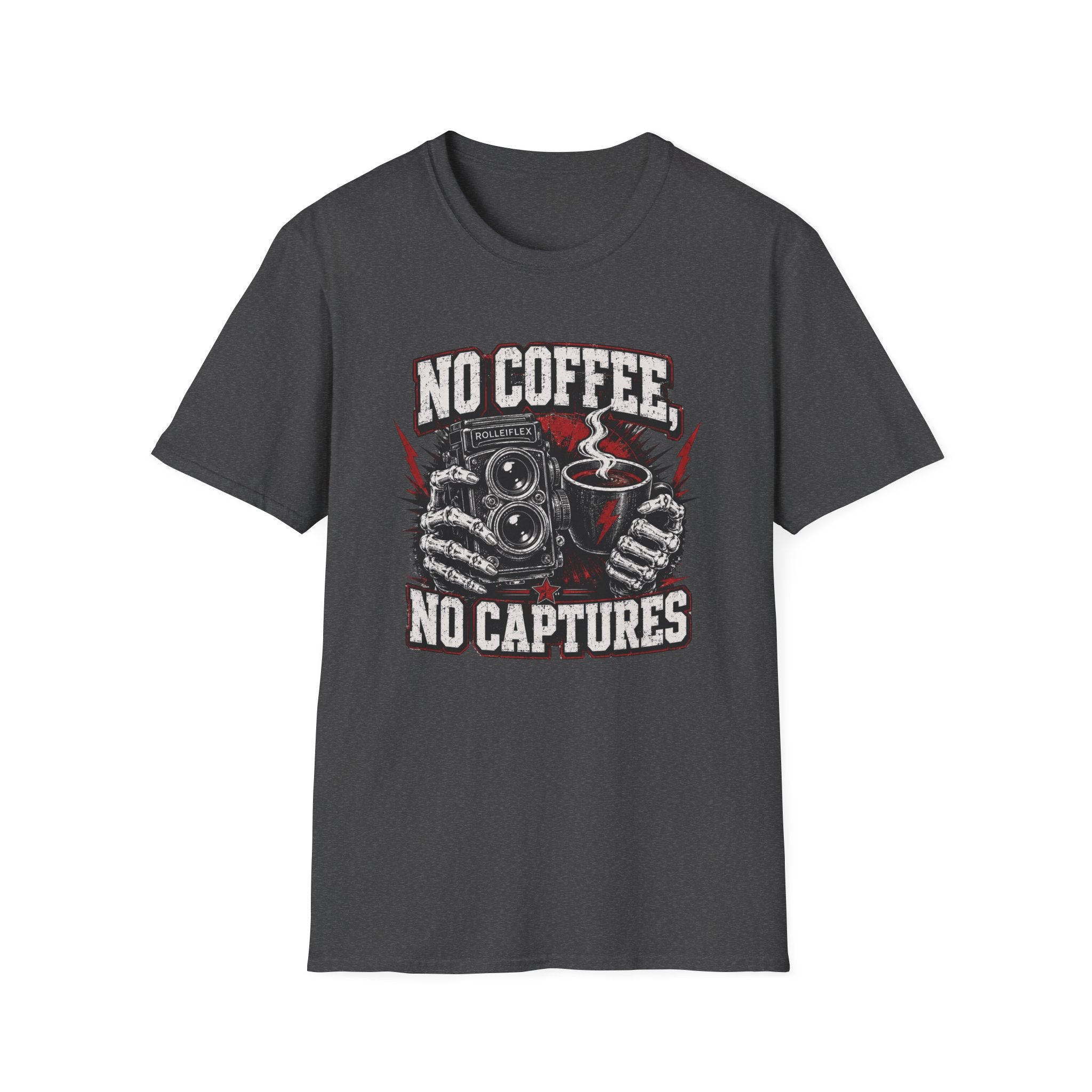 No Coffee, No Captures T-Shirt