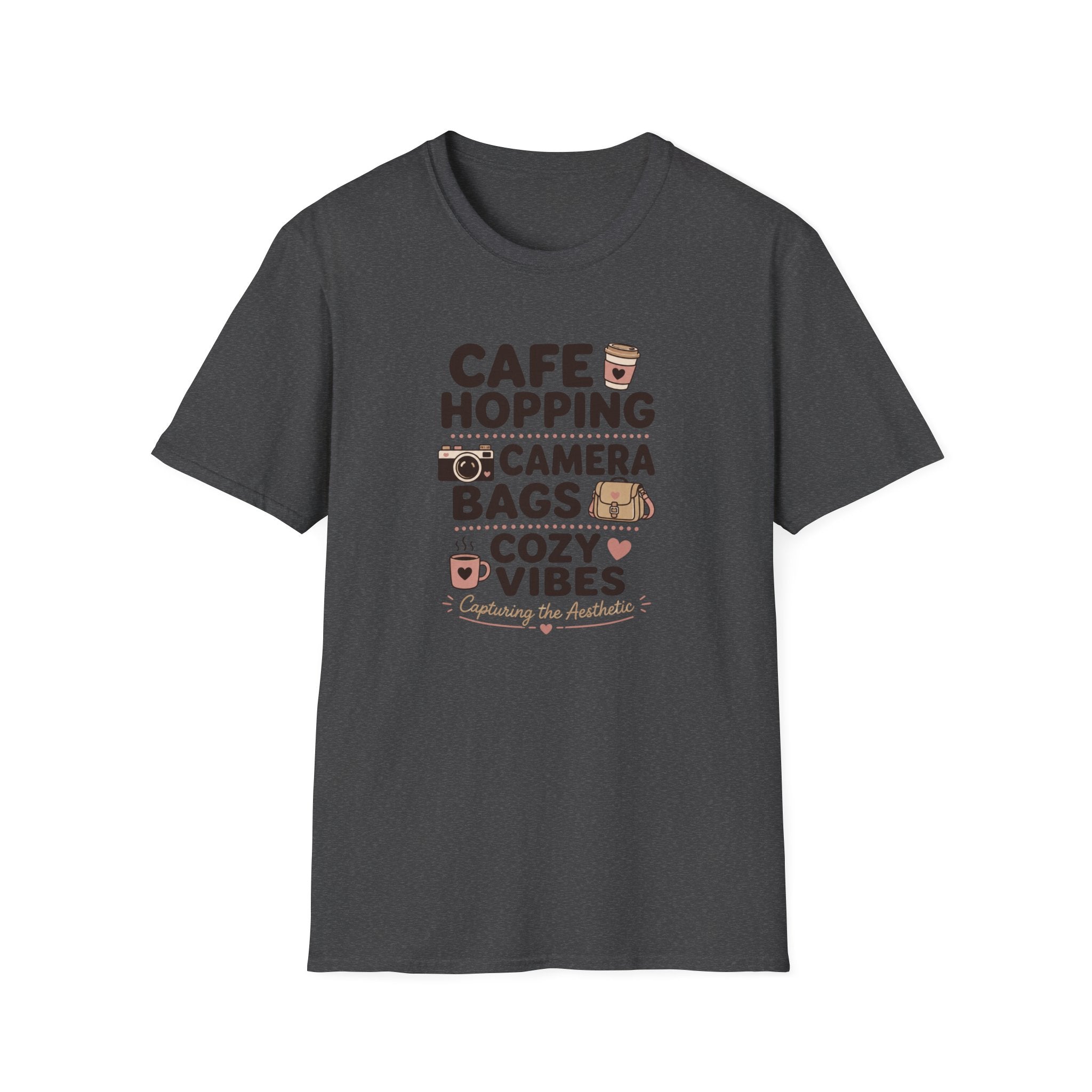 Cafe Hopping and Cozy Vibes T-shirt