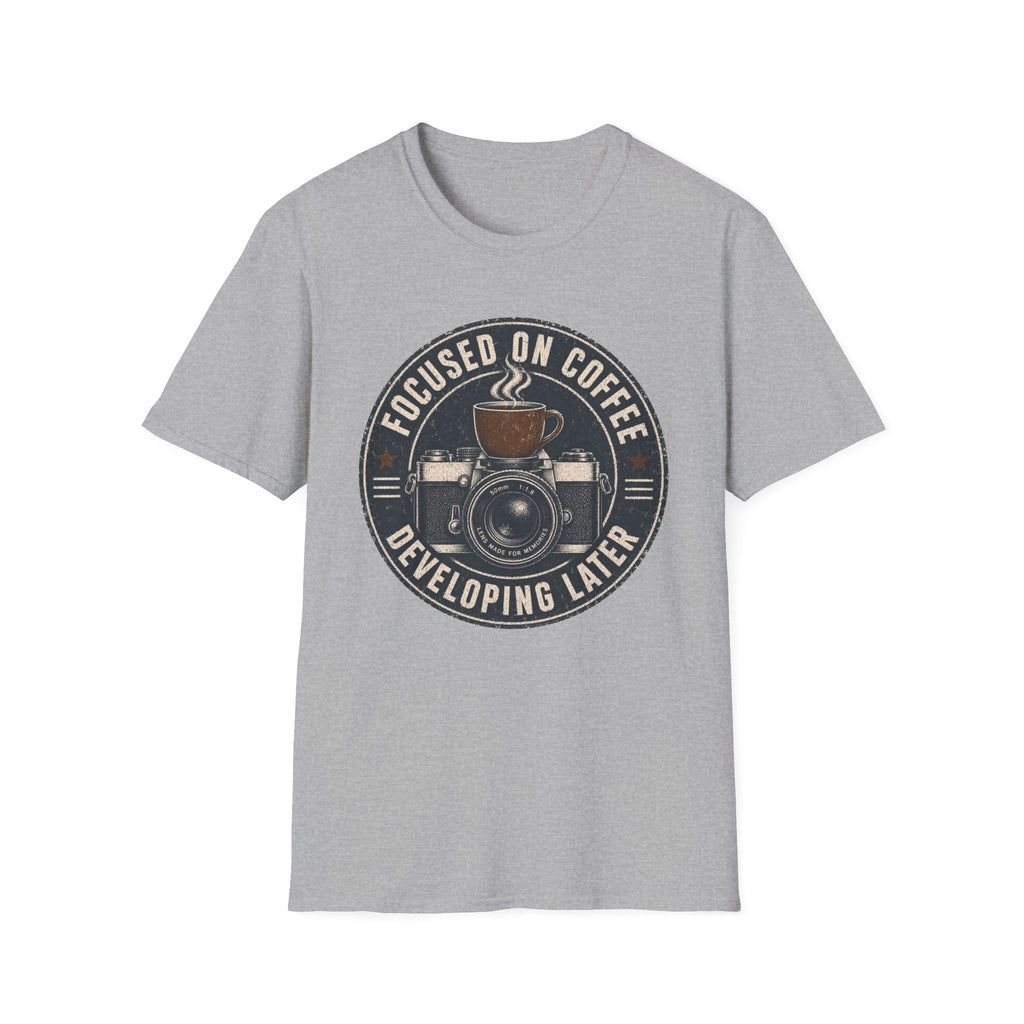 Focused on Coffee Developing Later T-Shirt