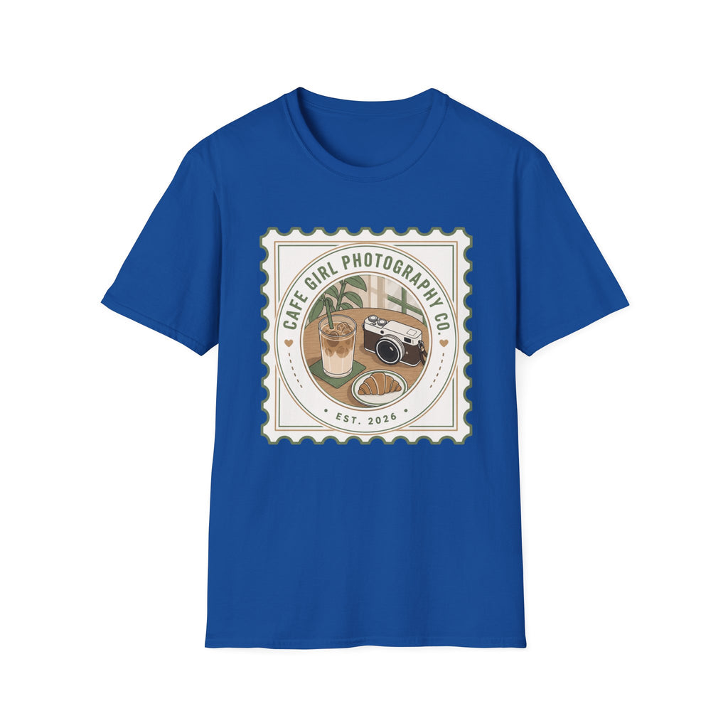 Cafe Girl Photography Badge T-shirt