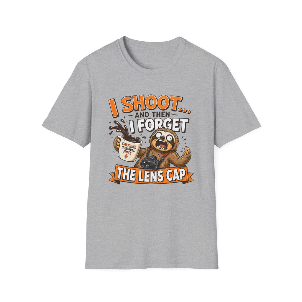 I Shoot & Then Forget the Lens Cap T-Shirt