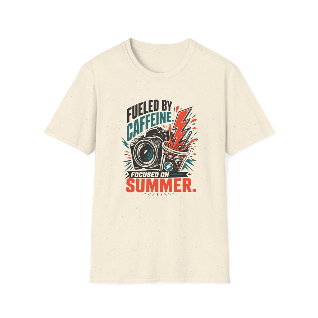 Fueled by Caffeine, Focused on Summer T-shirt