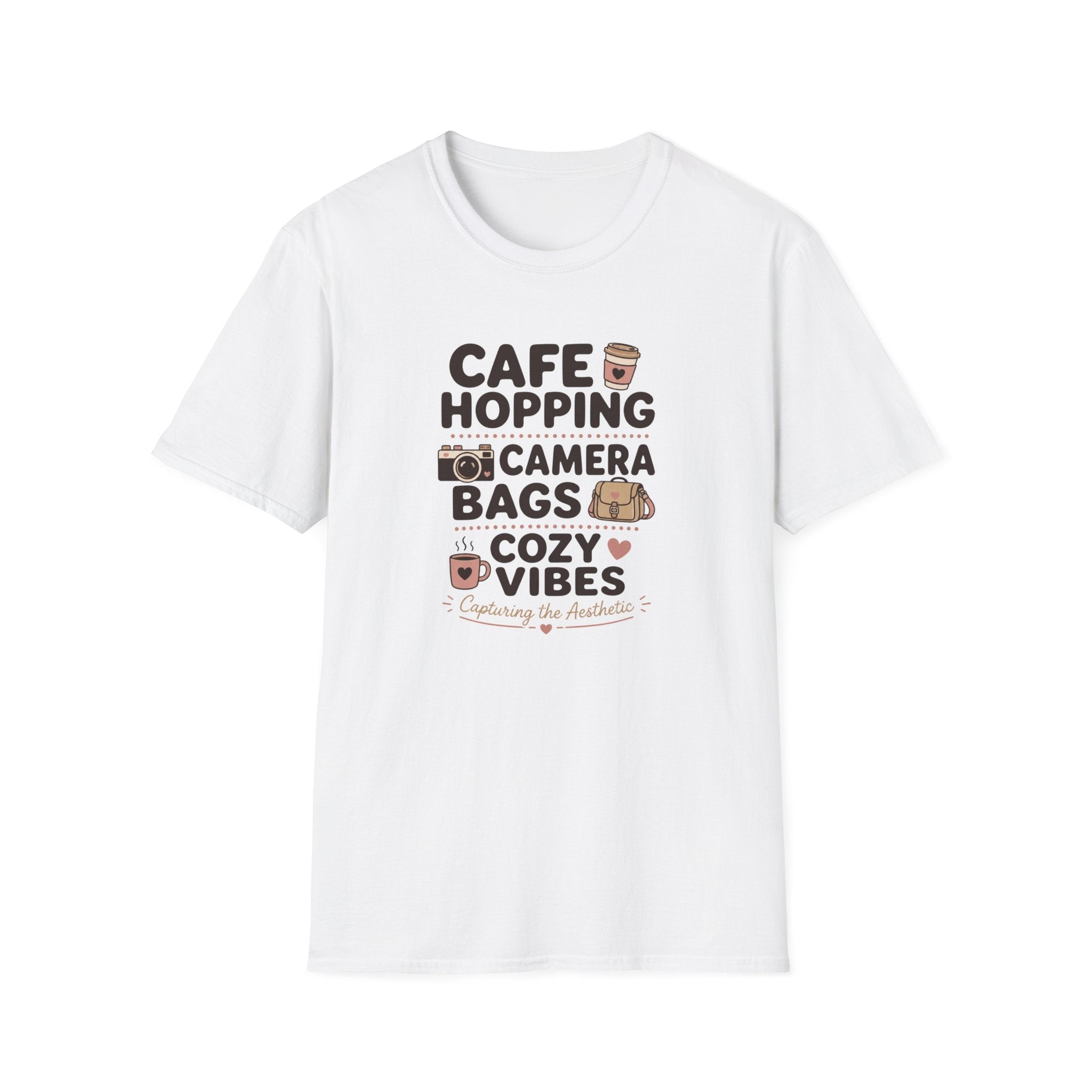 Cafe Hopping and Cozy Vibes T-shirt