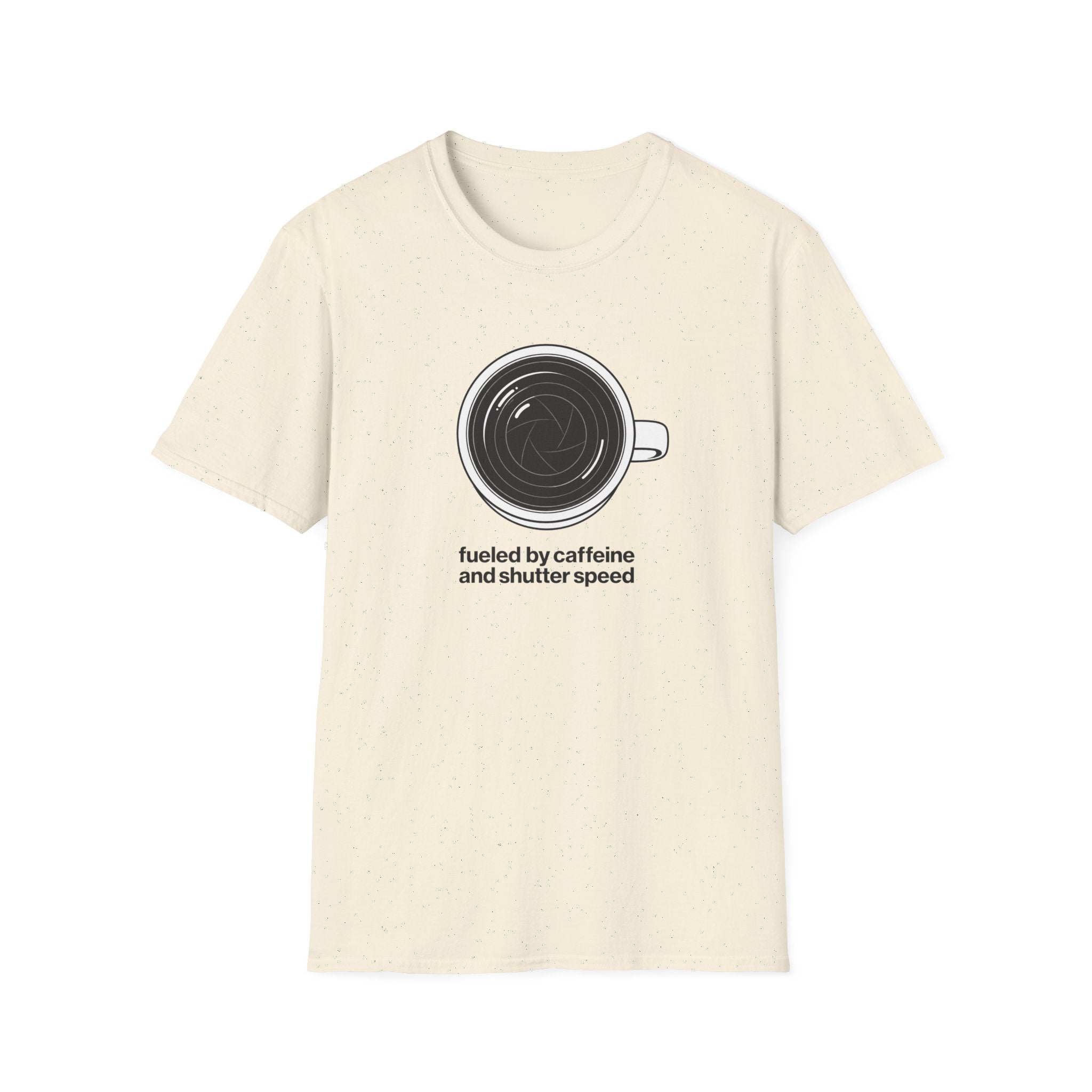 Fuelled by caffeine and shutter speed T-shirt