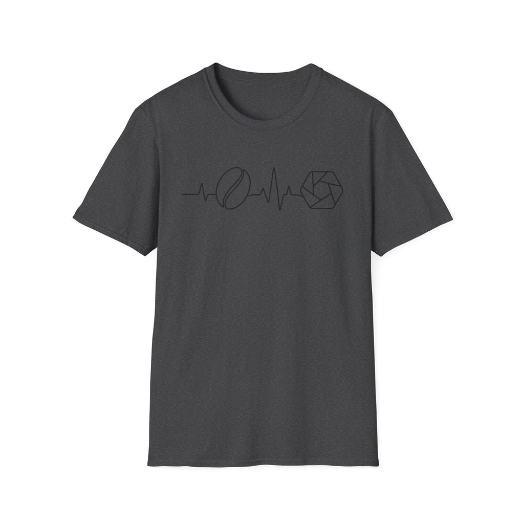 Coffee Lens Heartbeat T-Shirt