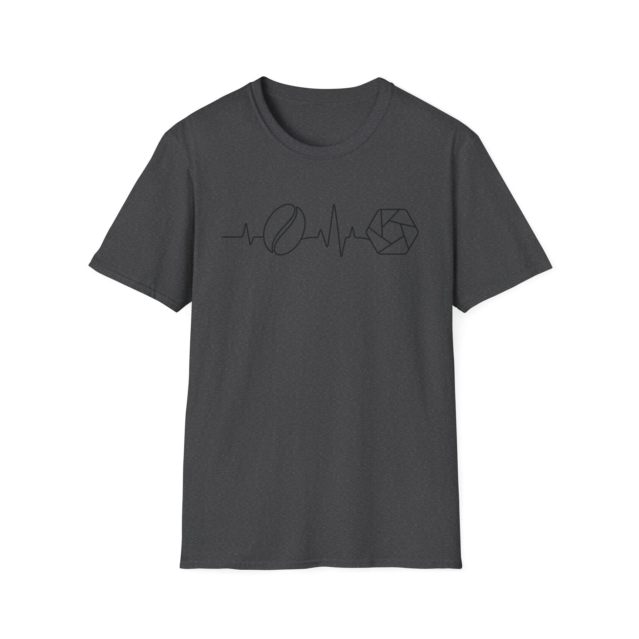 Coffee Lens Heartbeat T-Shirt