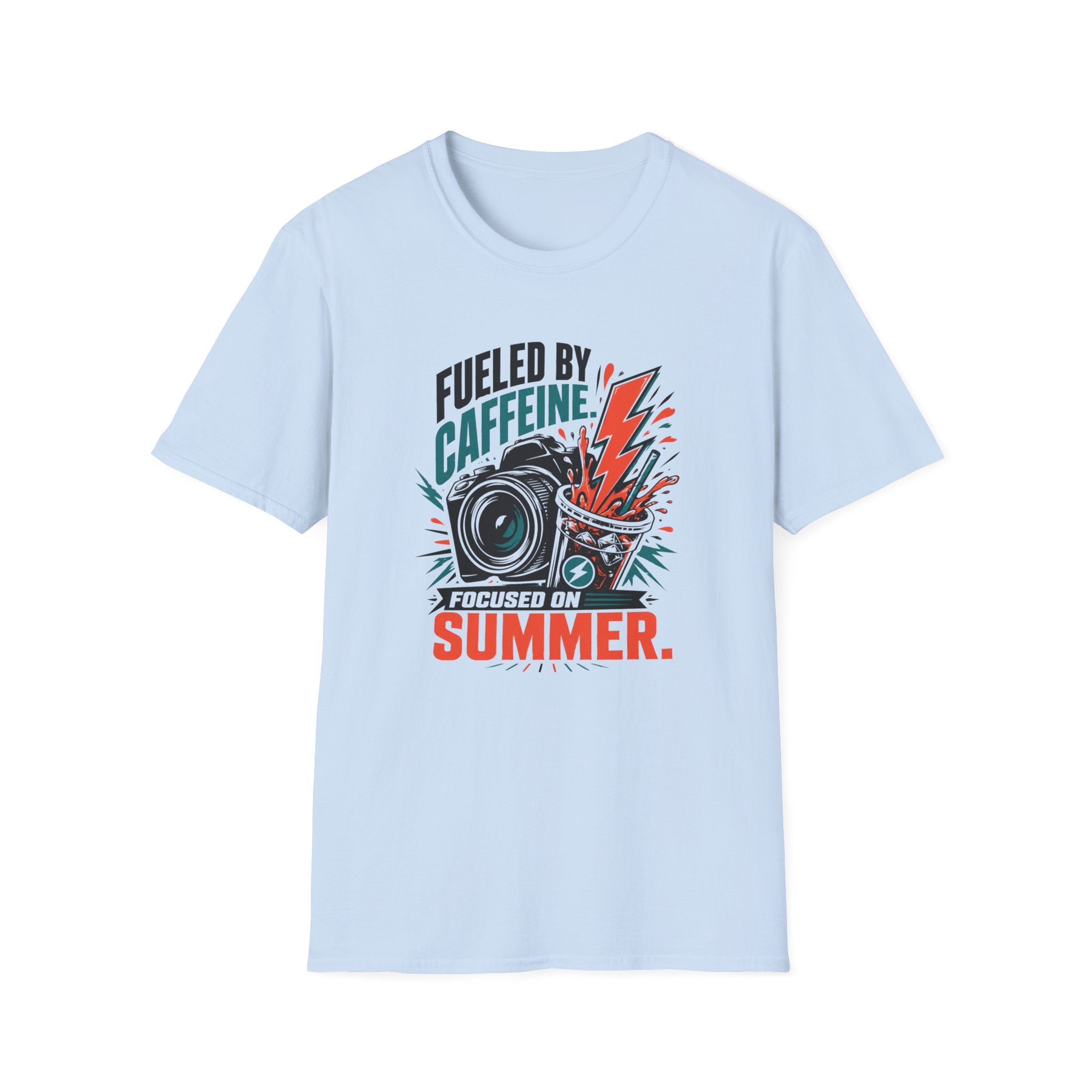 Fueled by Caffeine, Focused on Summer T-shirt
