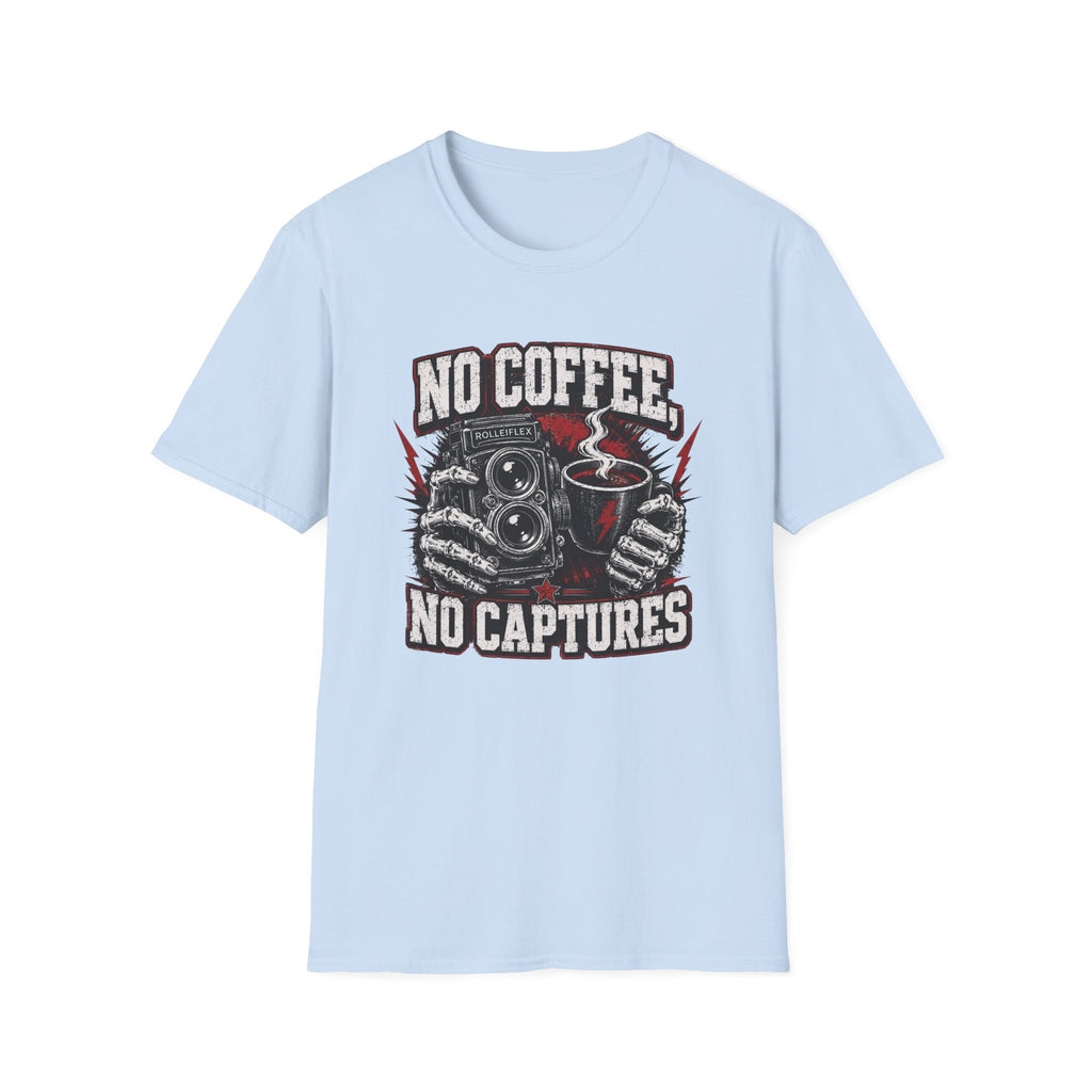No Coffee, No Captures T-Shirt