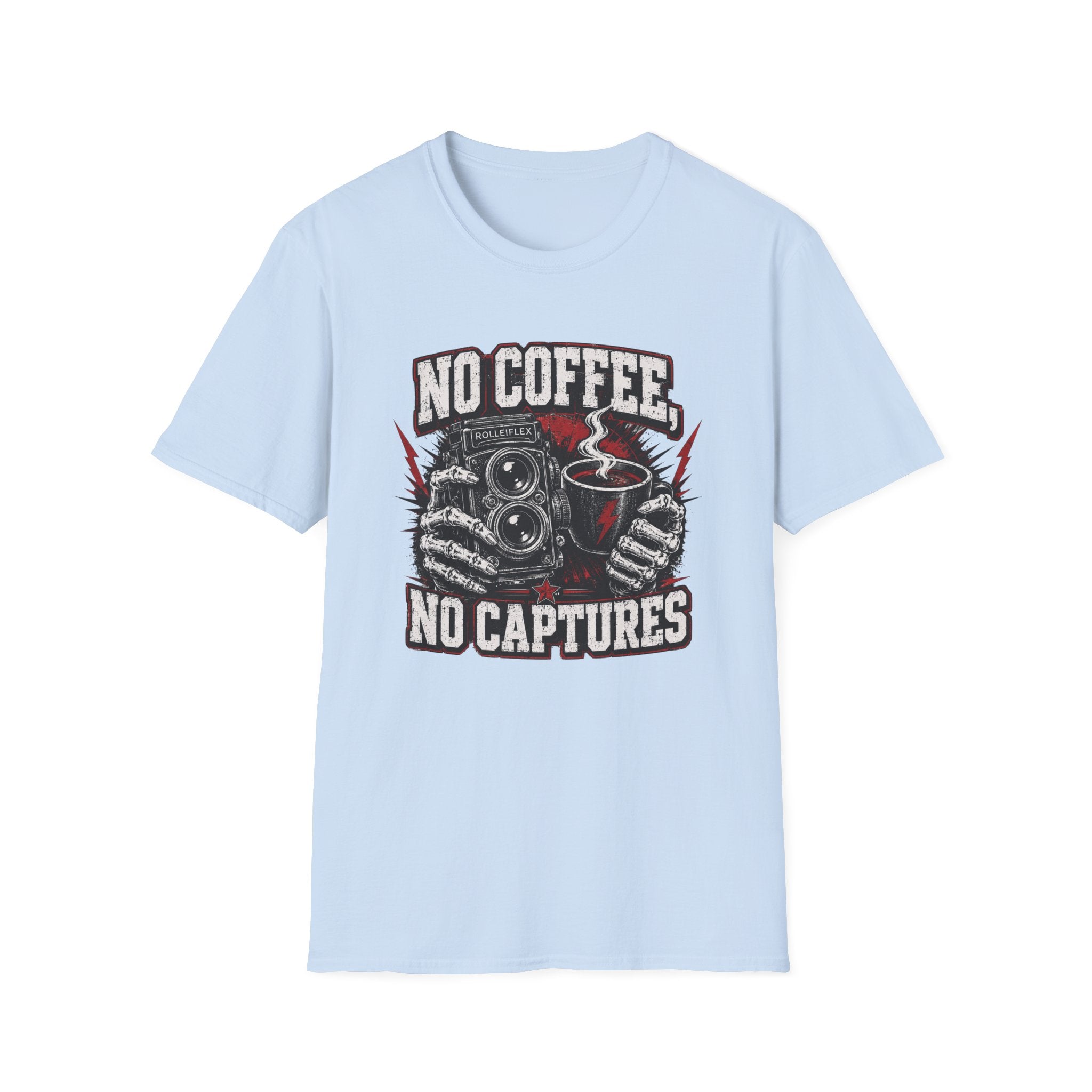 No Coffee, No Captures T-Shirt
