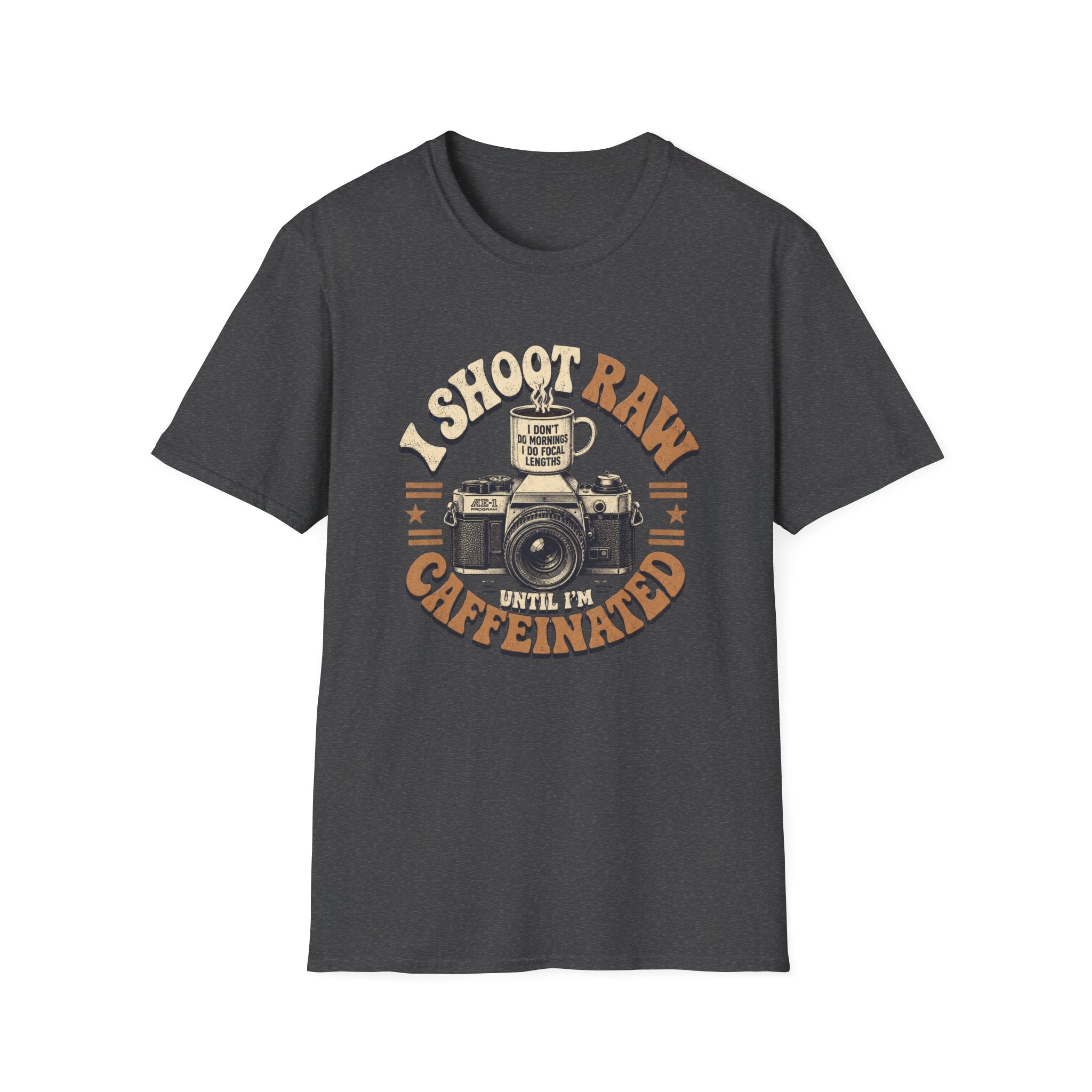 Shoot Raw, Coffee First - Tshirt