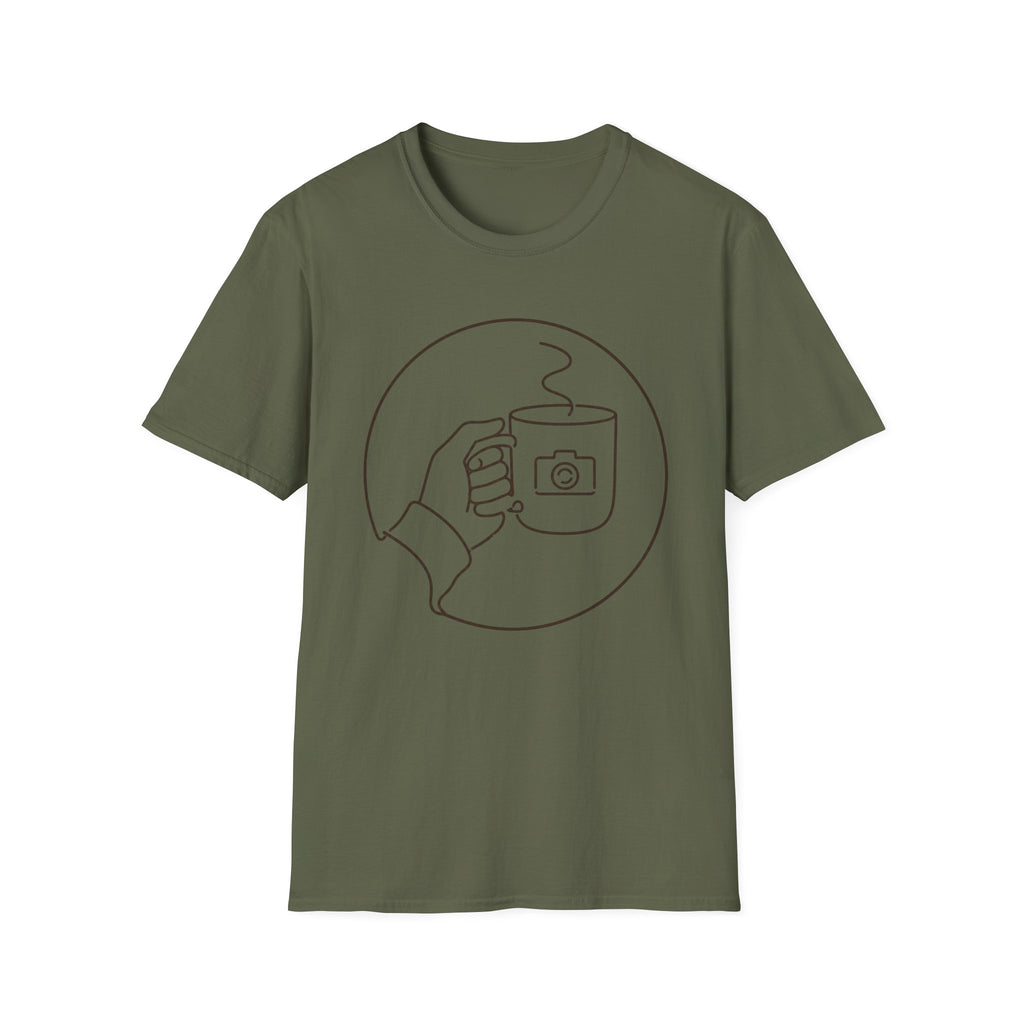 Hand Cup Line Art T-Shirt